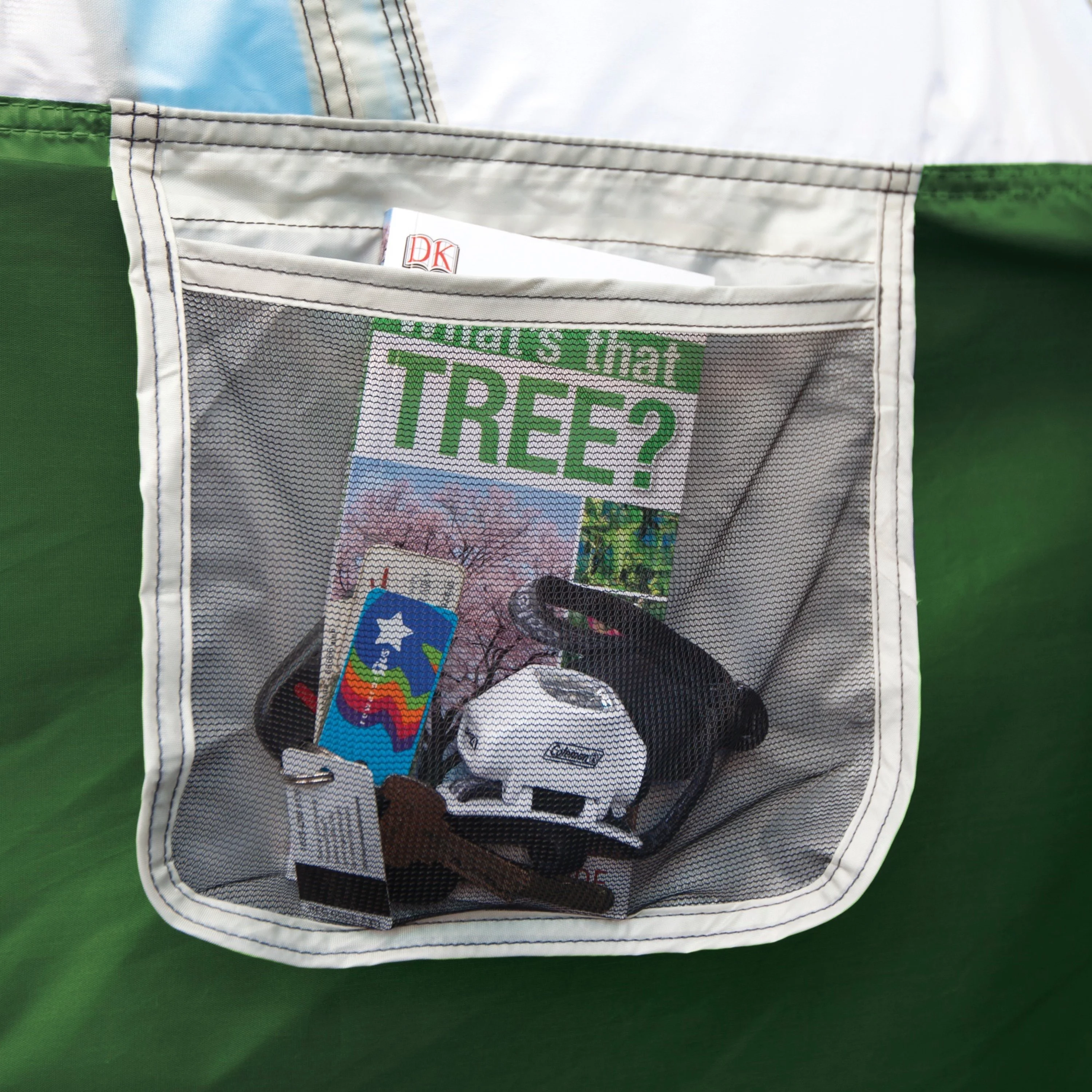 Coleman Evanston 6-Person Dome Tent with Screen Room, 2 Rooms, Green - Womvr