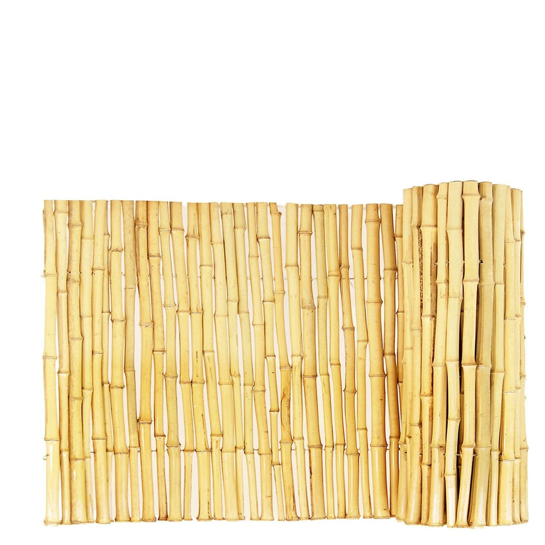 Backyard X-Scapes Natural Bamboo Fencing Garden Screen Rolled Fence Panel 3/4