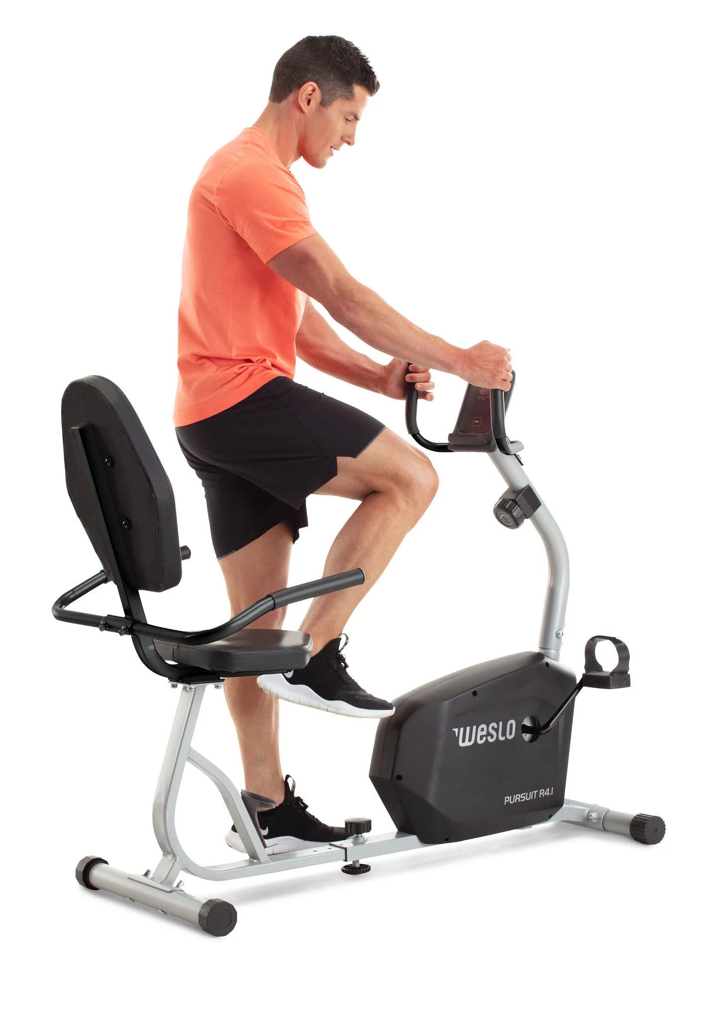 Weslo Pursuit R 4.1 Recumbent Exercise Bike with Inertia-Enhanced Flywheel - Womvr