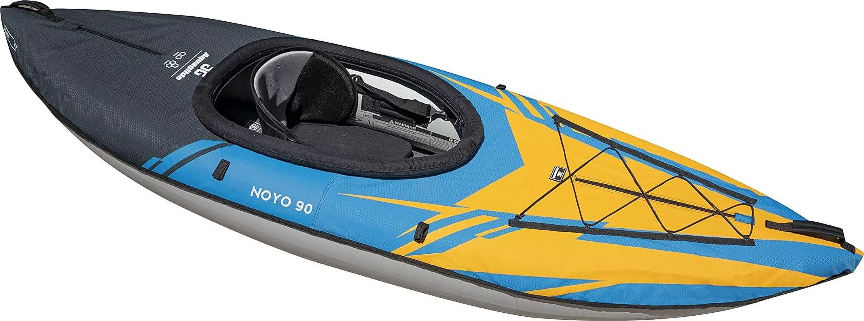 Open Box Aquaglide Noyo 90 Inflatable Kayak 1 Person Touring Kayak with Cover - NOYO90 - Womvr