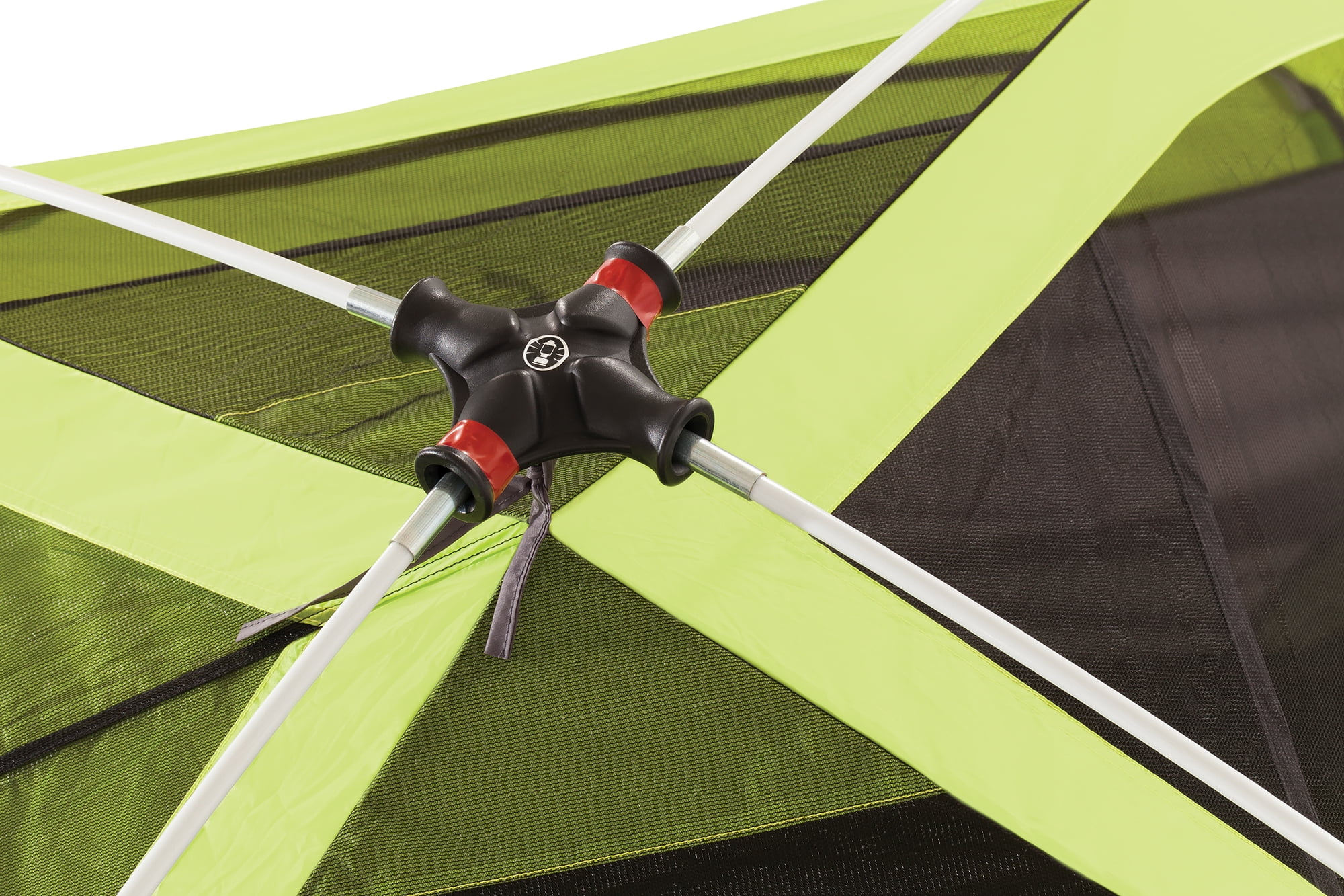 Coleman? 6-Person Steel Creek? Fast Pitch? Dome Camping Tent with Screen Room, Green - Womvr