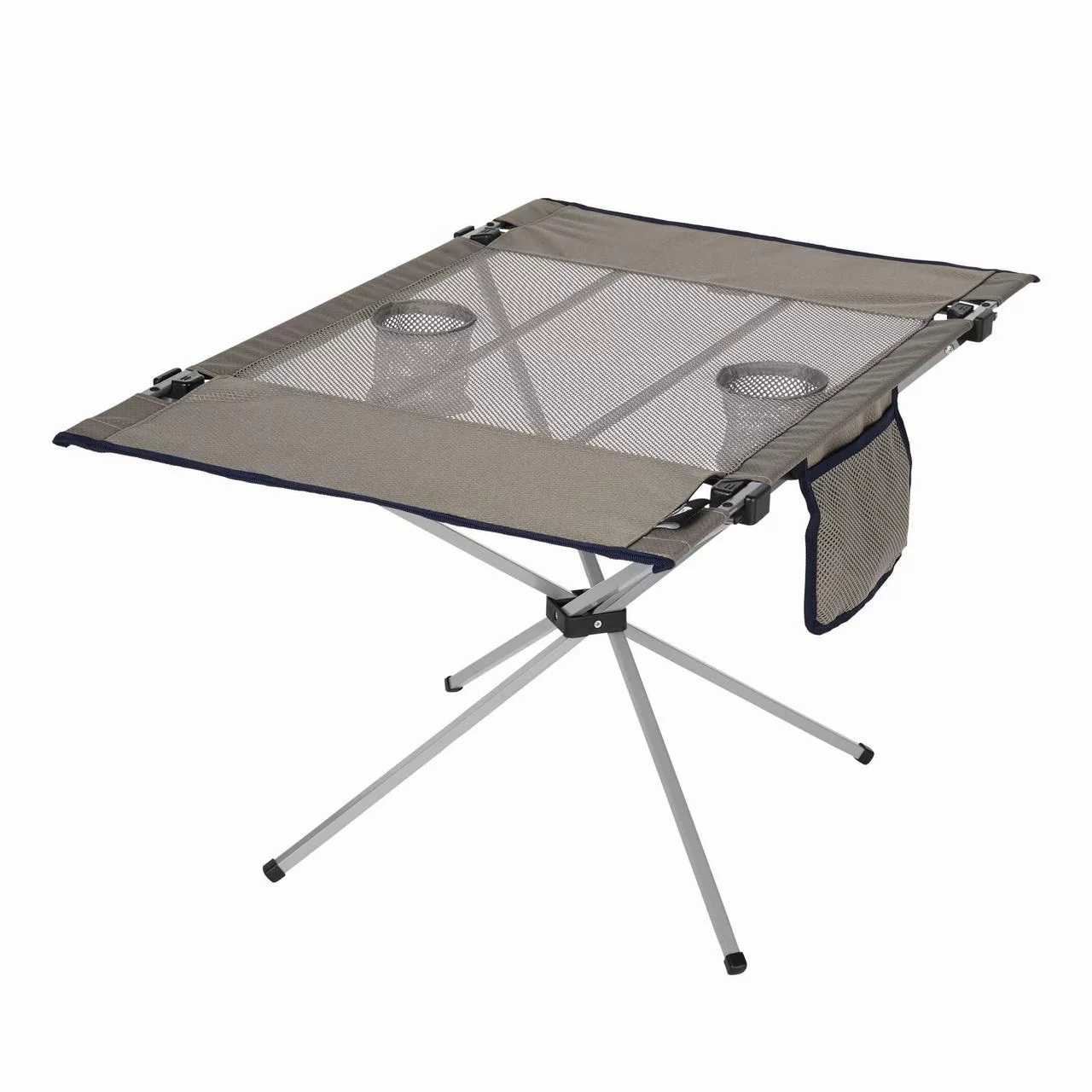 Ozark Trail Portable High-Tension Travel Table, Open Size 20.5 in x 31.5 in x 18.1 in - Womvr