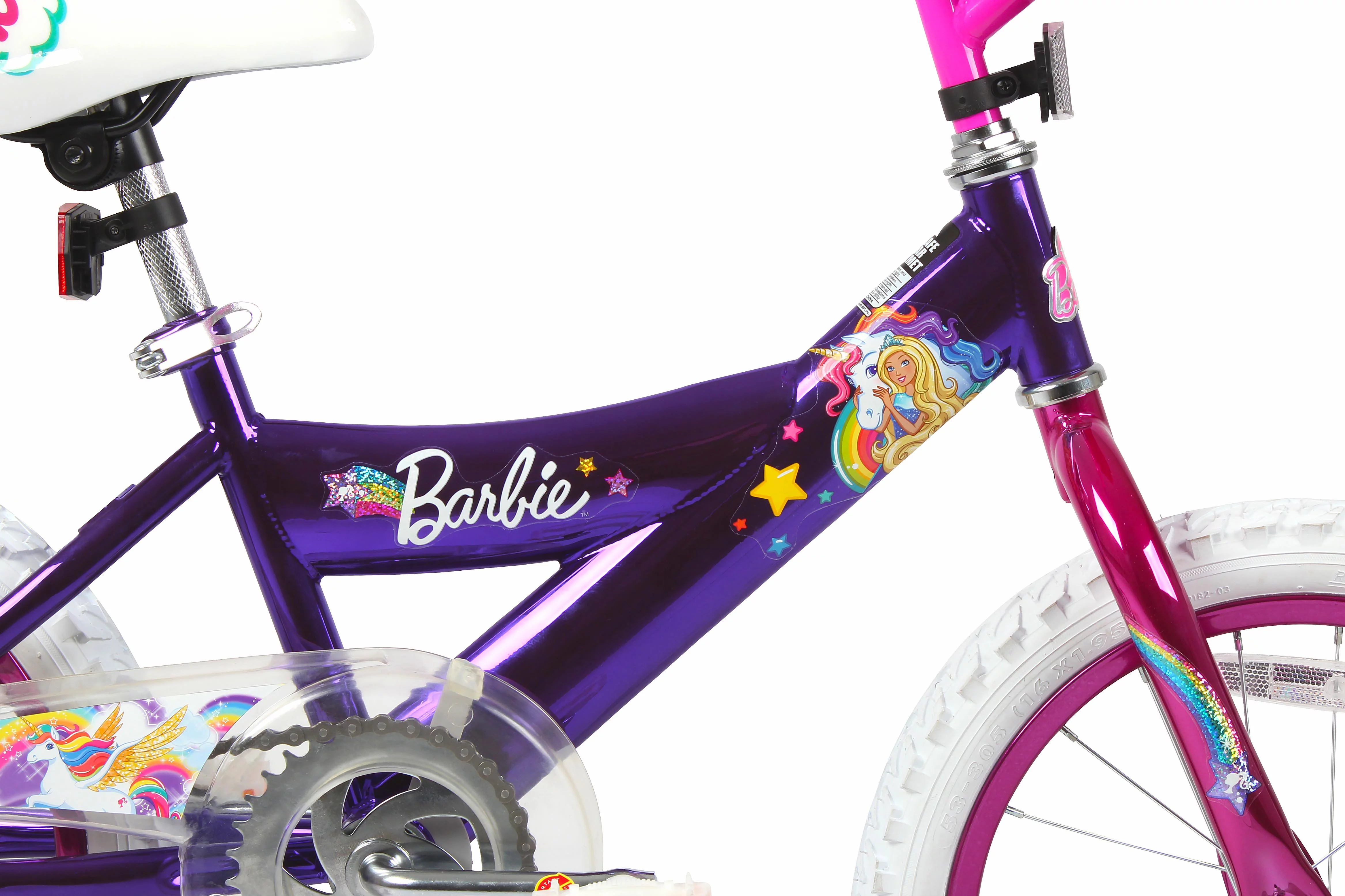 Dynacraft Barbie 16-Inch Girls BMX Bike For Age 5-7 Years - Womvr
