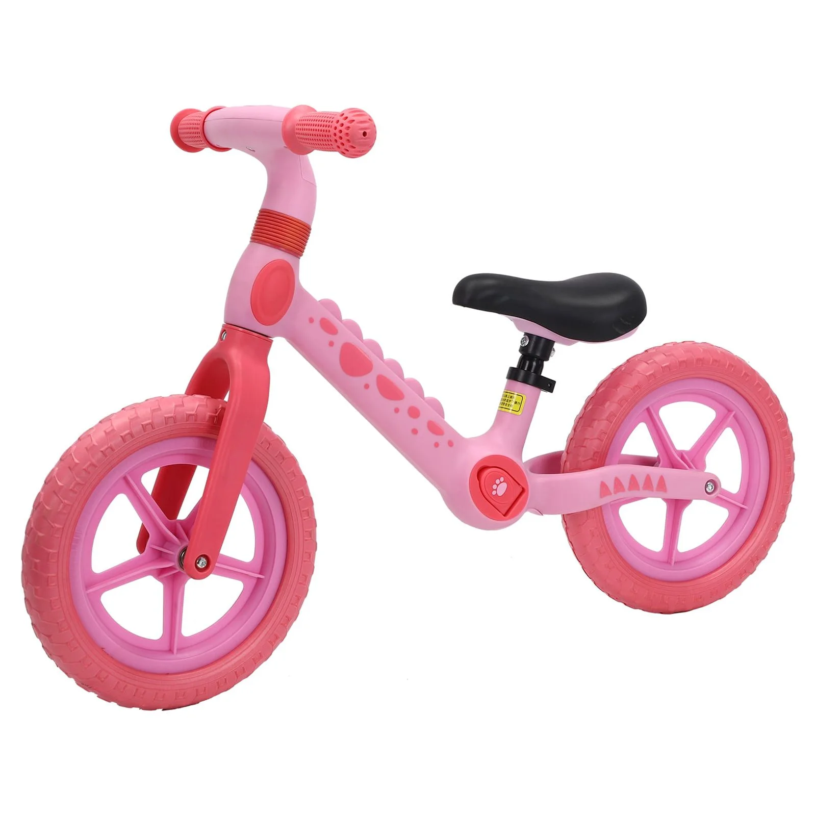 Hoverheart Dinosaur Balance Bike, No Pedal Kids Toys Baby Balance Bike Child Push Along Walking Bike (Blue) - Womvr