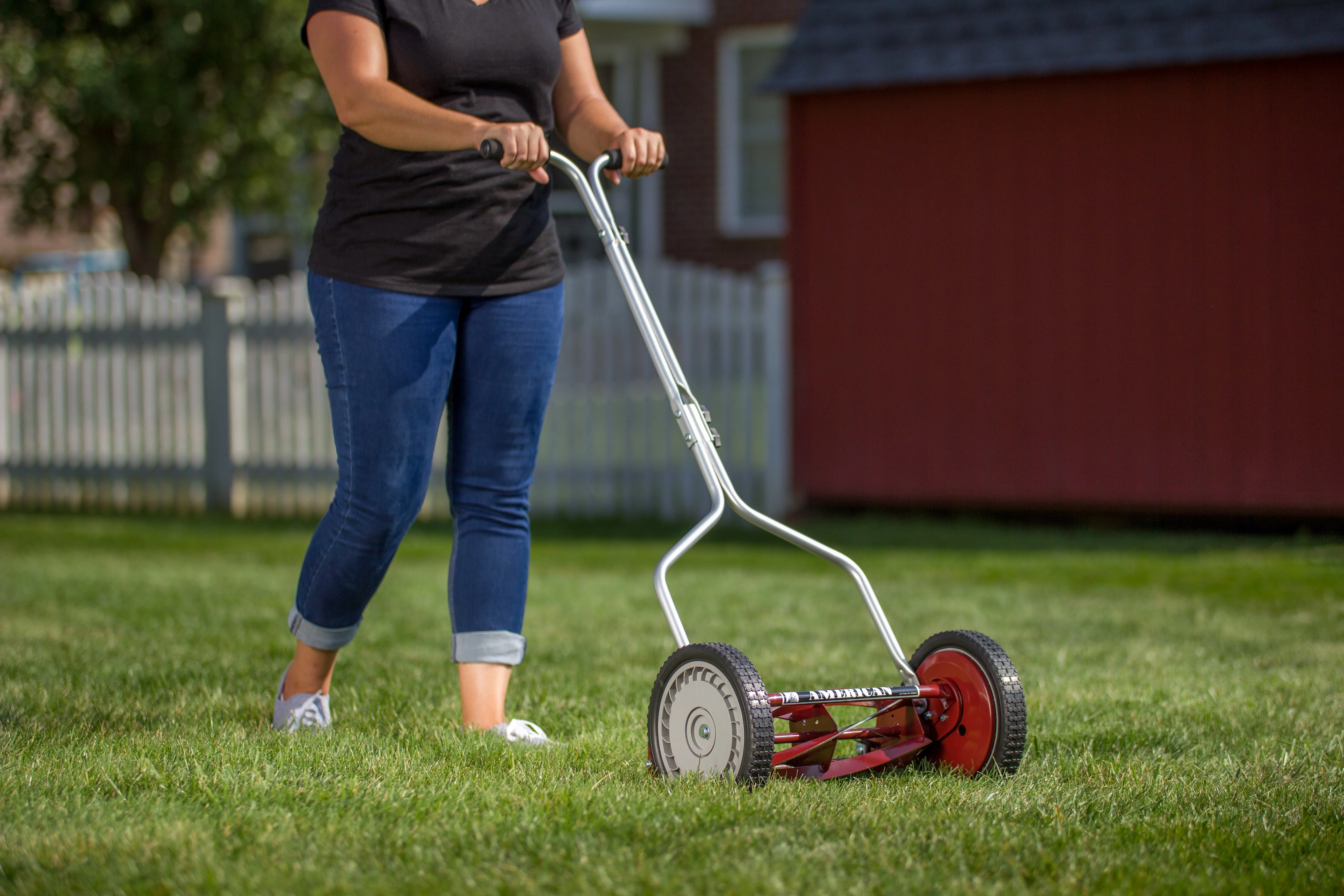 American Lawn Mower 1204-14 14-Inch 4-Blade Push Reel Lawn Mower - Womvr