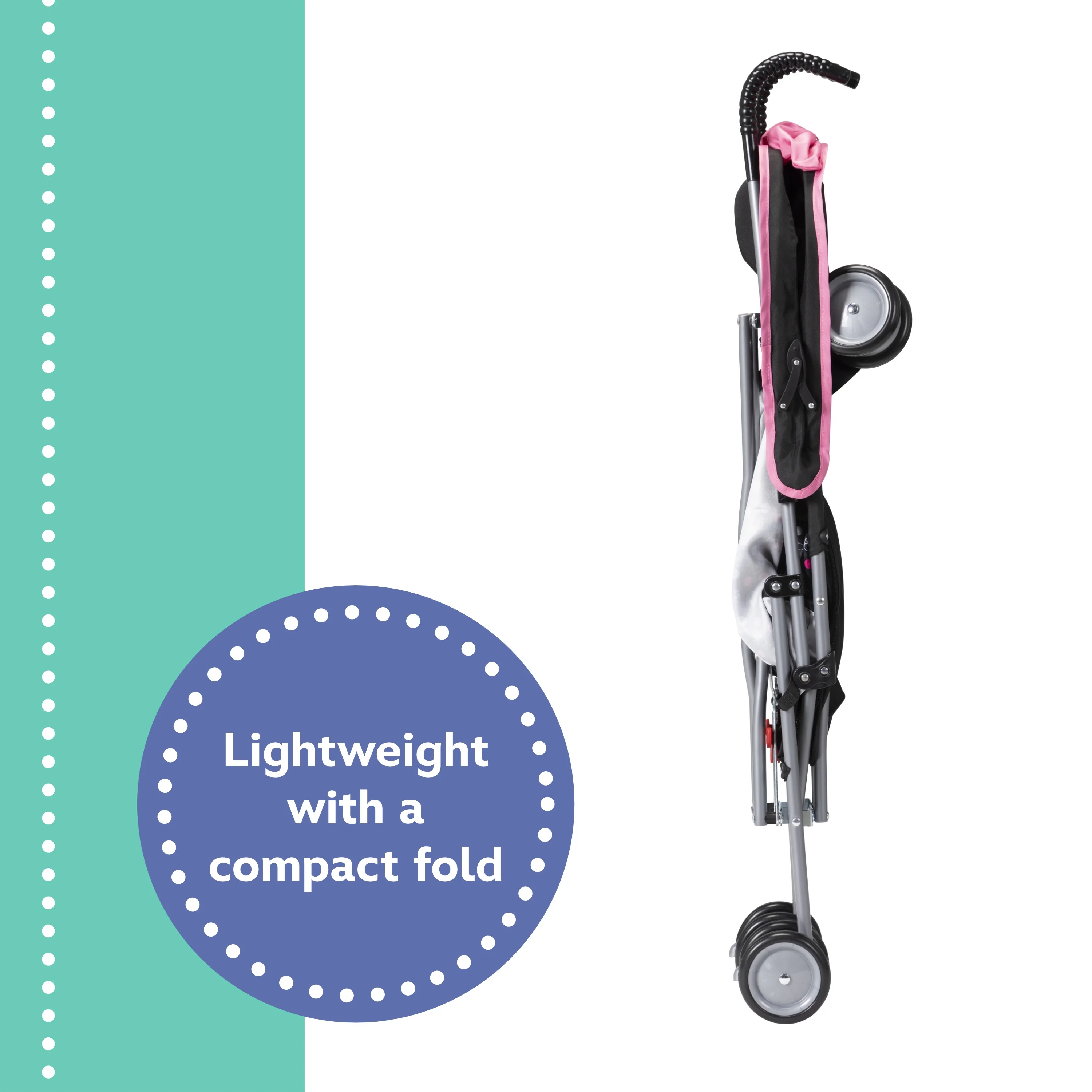 Disney Baby Comfort Height Character Umbrella Stroller with Basket, Modern Minnie - Womvr