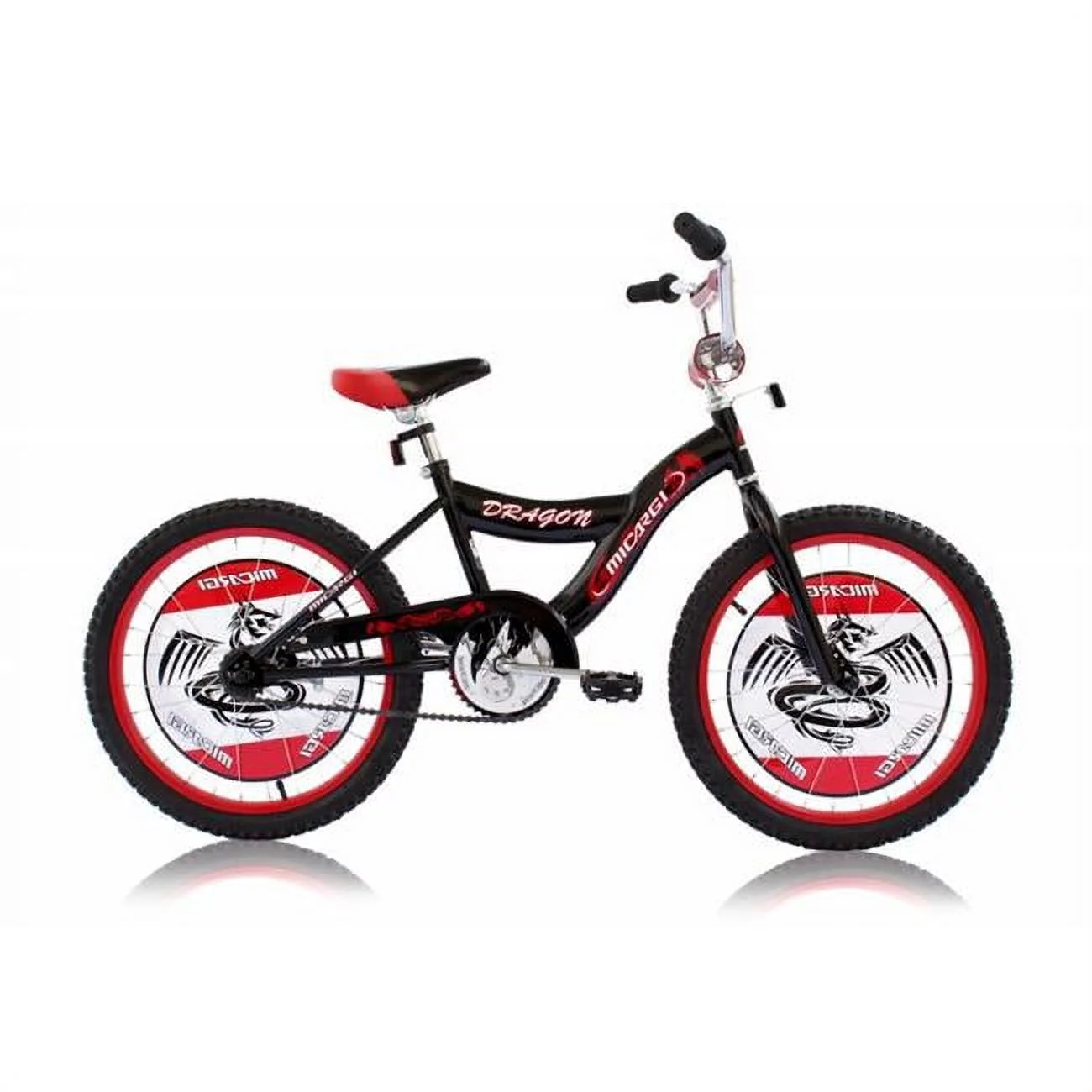 Micargi  20 in. Boys BMX Bicycle, Black - 20 x 7 x 45 in. - Womvr