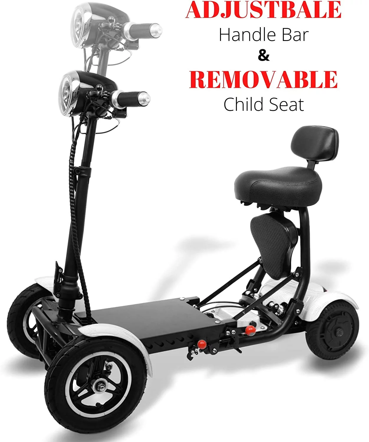 Ephesus S5 — Electric |Foldable, Lightweight, Battery Power| Four-Wheel Mobility Scooter - Womvr