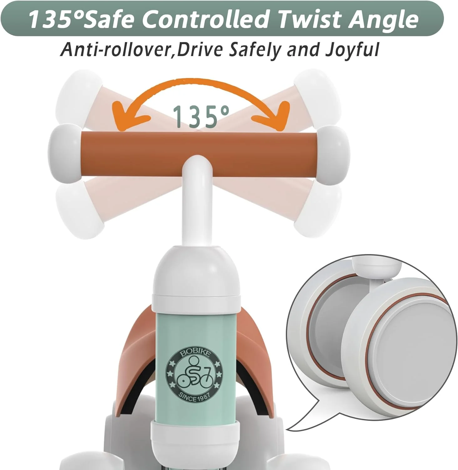 Bobike Baby Balance Bike Toys for 1 Year Old 10-24 Months Toddler Walker Bicycle Pink - Womvr