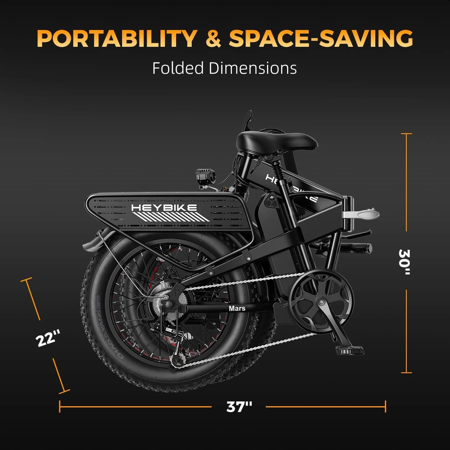 Heybike Mars 2.0 Electric Bike for Adults, 20