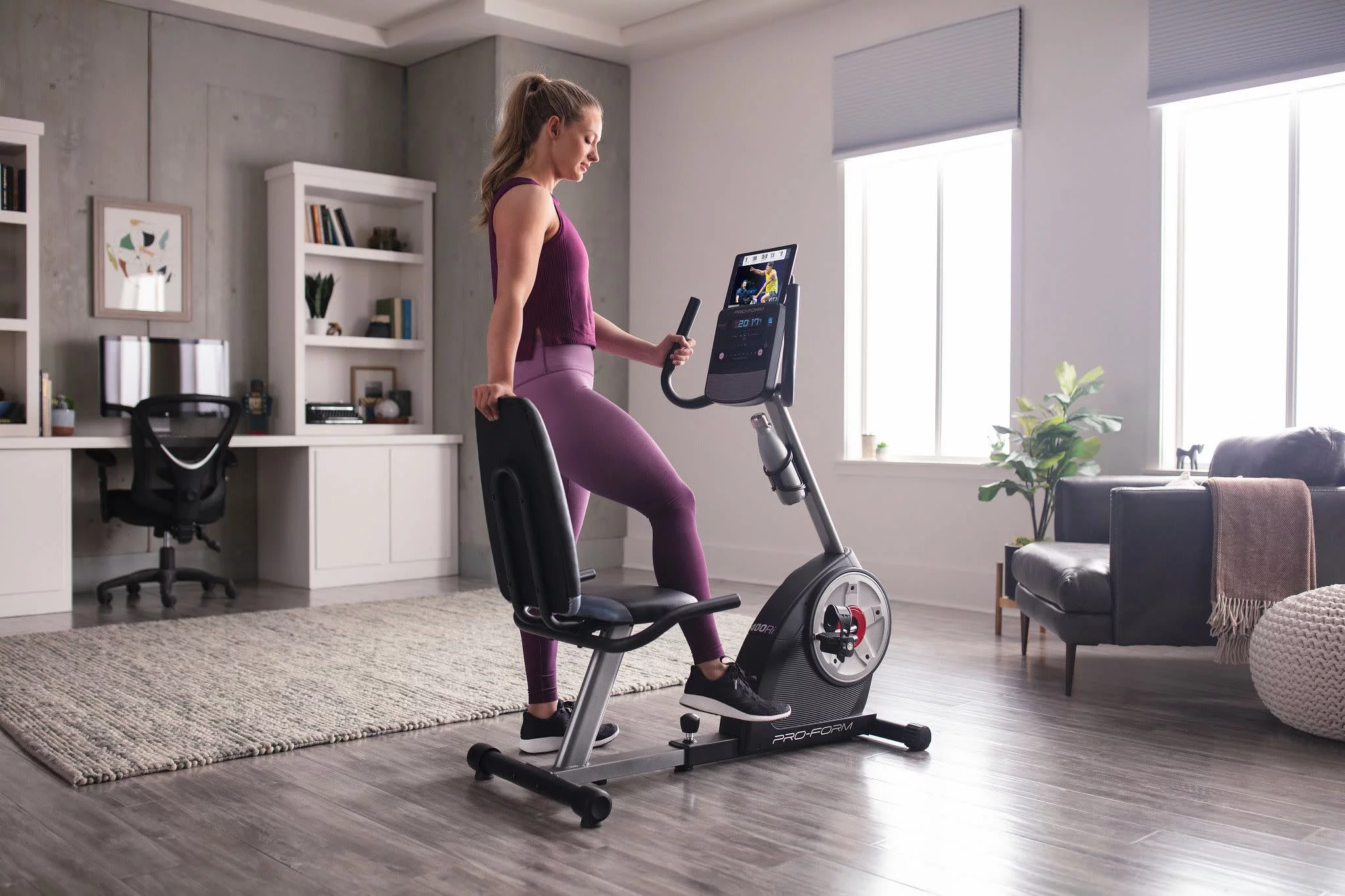 ProForm Cycle Trainer 400 Ri Stationary Exercise Bike, Compatible with iFIT Personal Training - Womvr