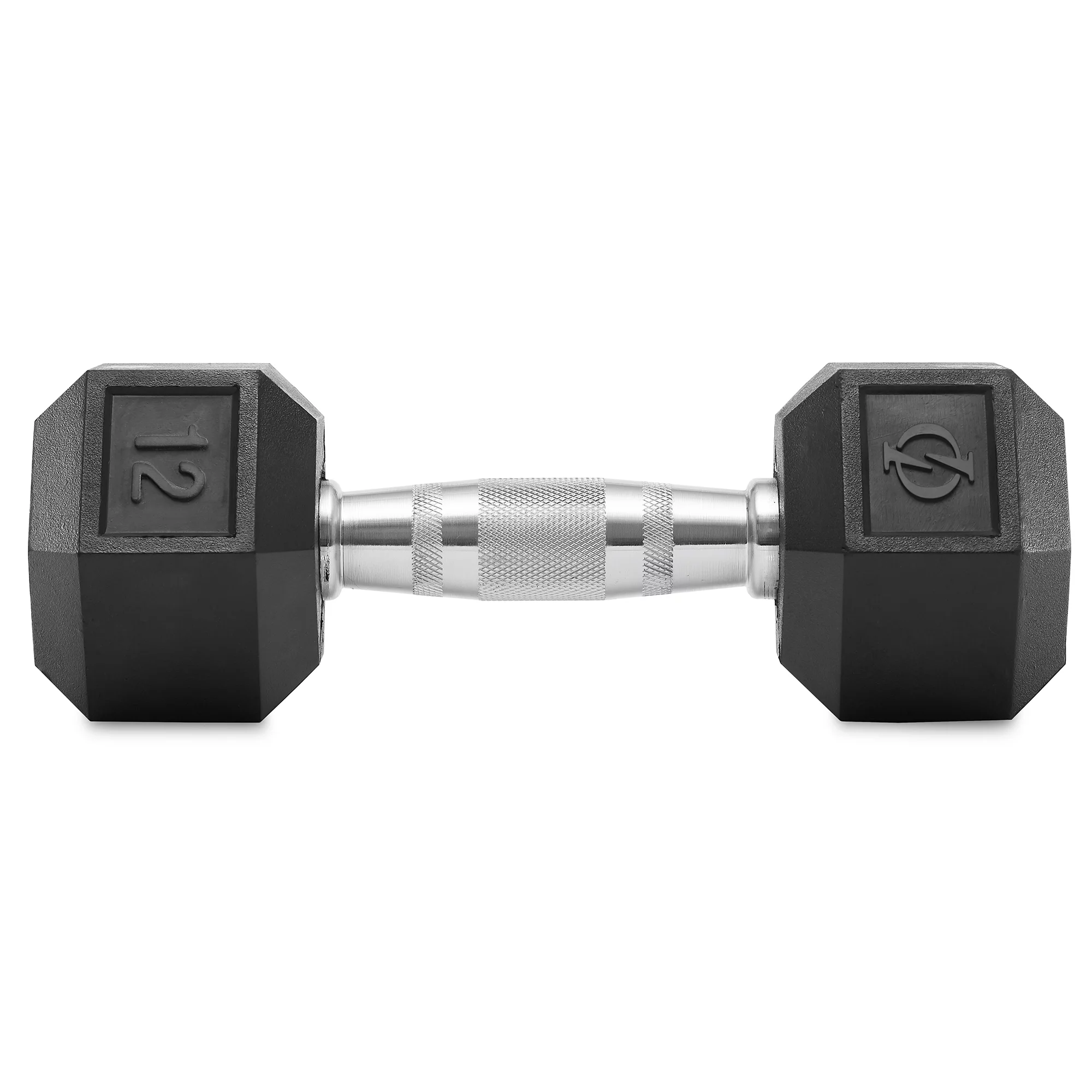Philosophy Gym Rubber Coated Hex Dumbbell Hand Weights, 45 lb Pair - Womvr