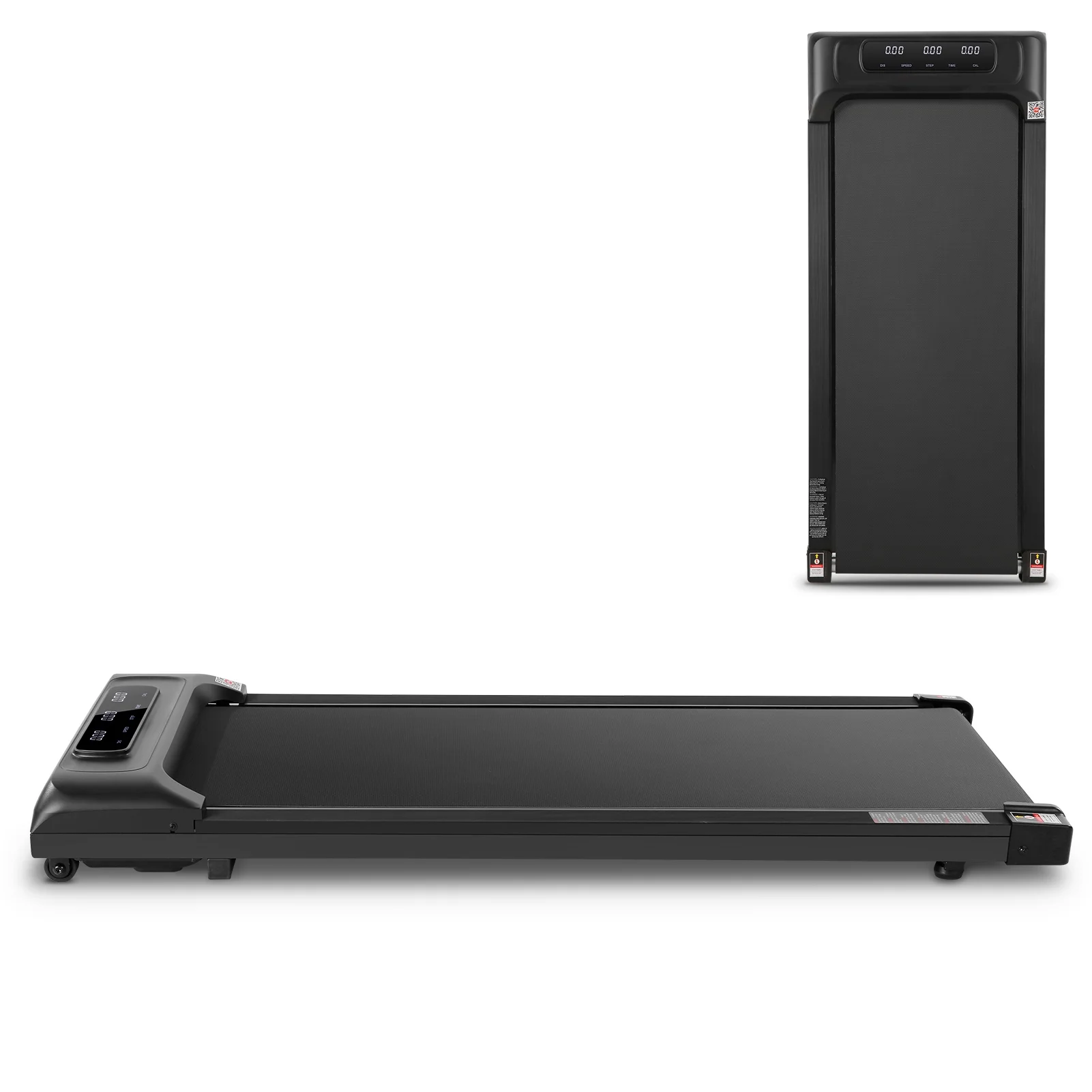 Walking Pad Under Desk Treadmills for Home,Smart App Remote Control 2.5HP Electric Jogging Running Machine with LED Display 300lbs Capacity - Womvr