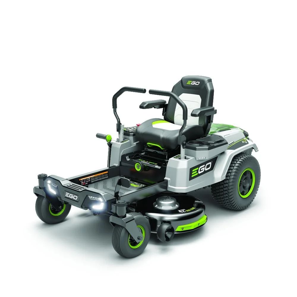 Ego Power+ Z6 Zero Turn Riding Lawn Mower 42 With Four 56V Arc Lithium 10Ah Batteries And Charger - Womvr