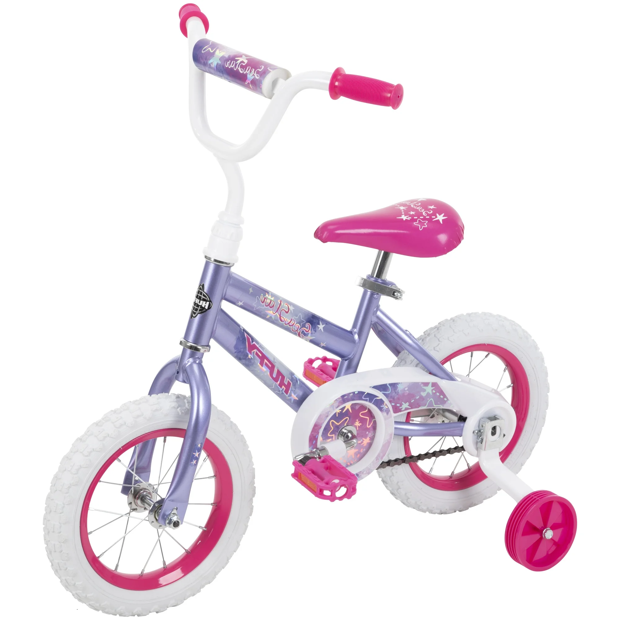 Huffy 12 In. Sea Star Girl's Sidewalk Bike, Lilac Purple - Womvr