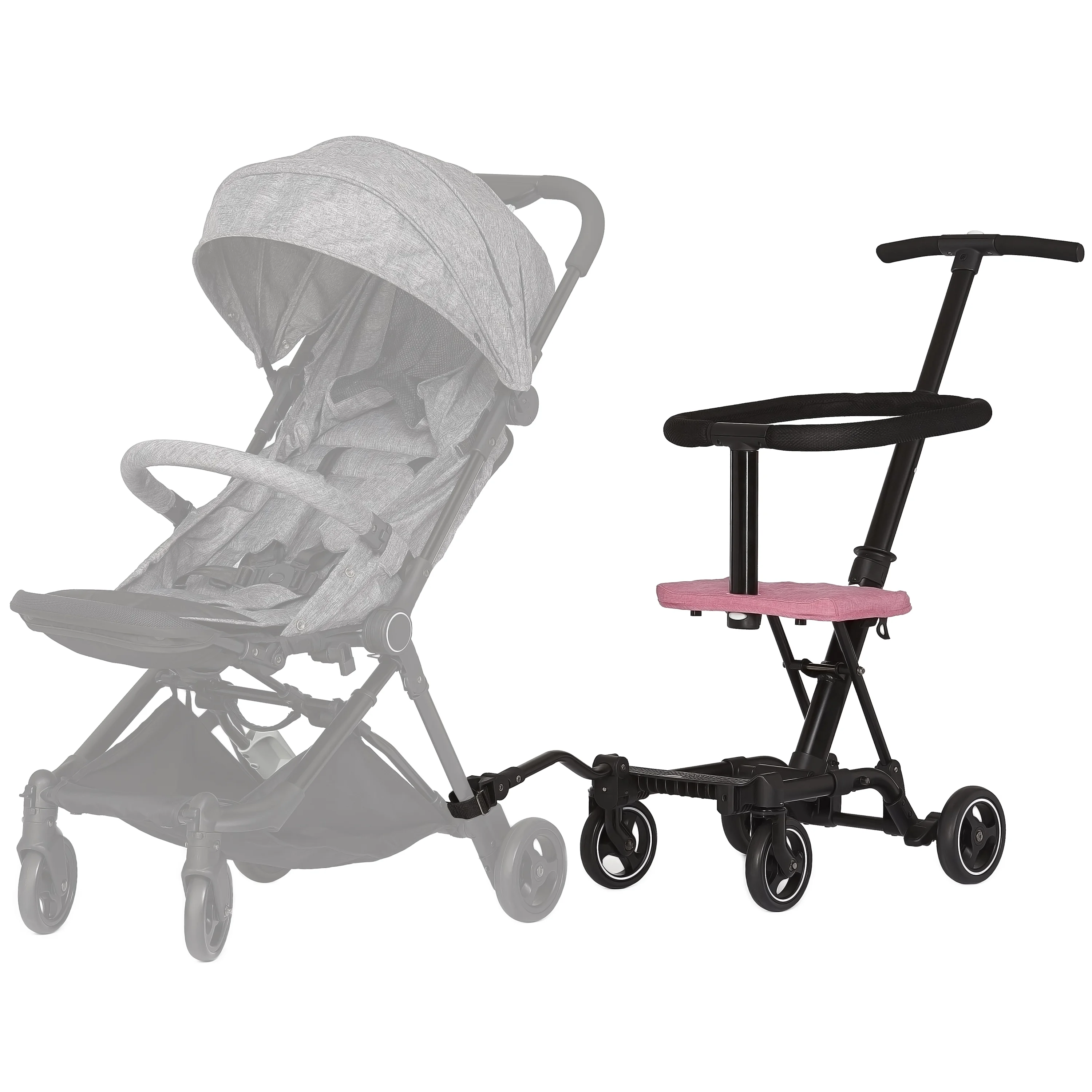 Dream On Me Coast Rider | Travel Stroller | Lightweight Stroller | Compact | Portable | Vacation Friendly Stroller, Black - Womvr