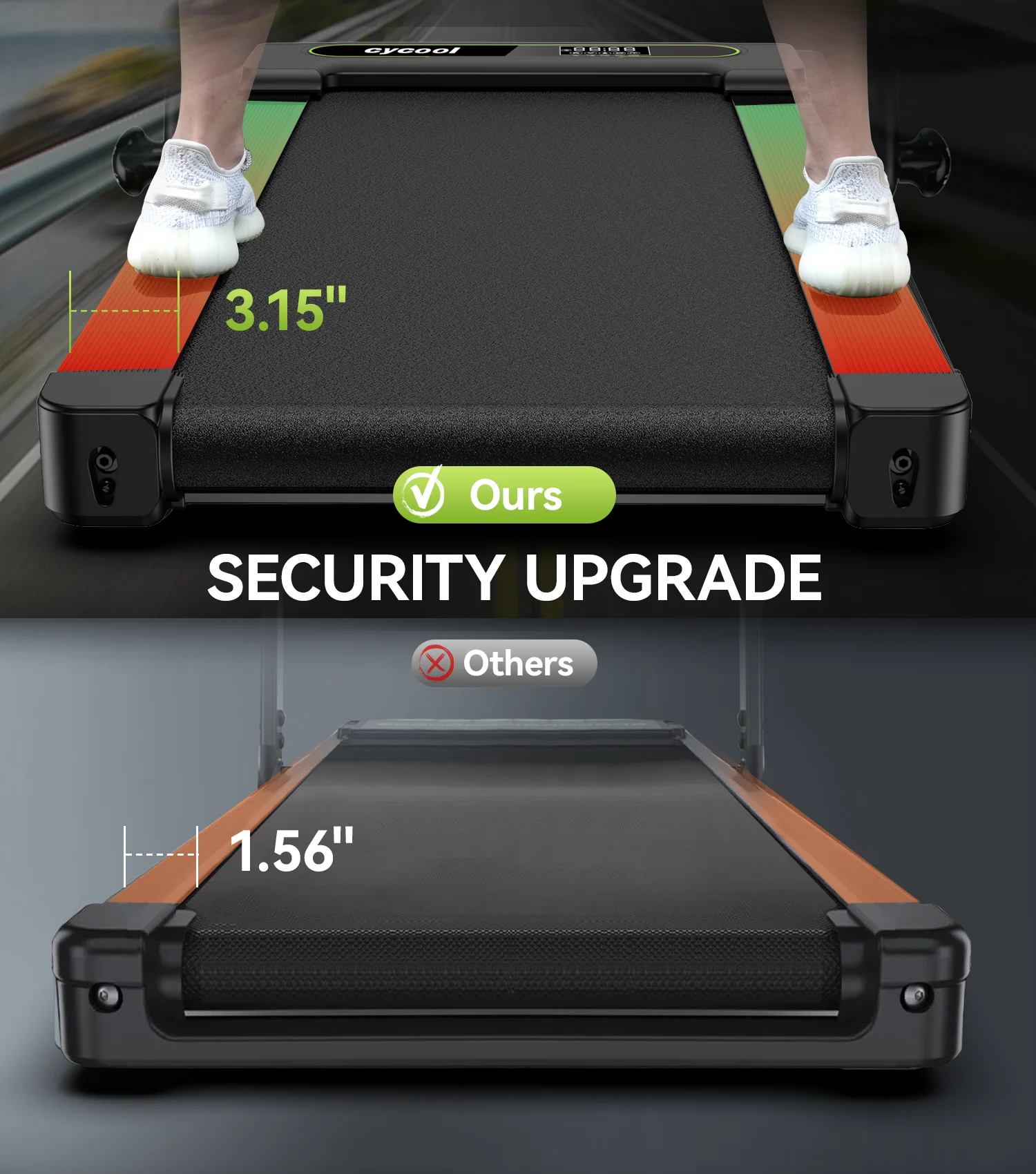 TOSSFD 2.5HP Folding Treadmill with Display Screen Electric Running Walking Machine for Home Fitness R46201 - Womvr