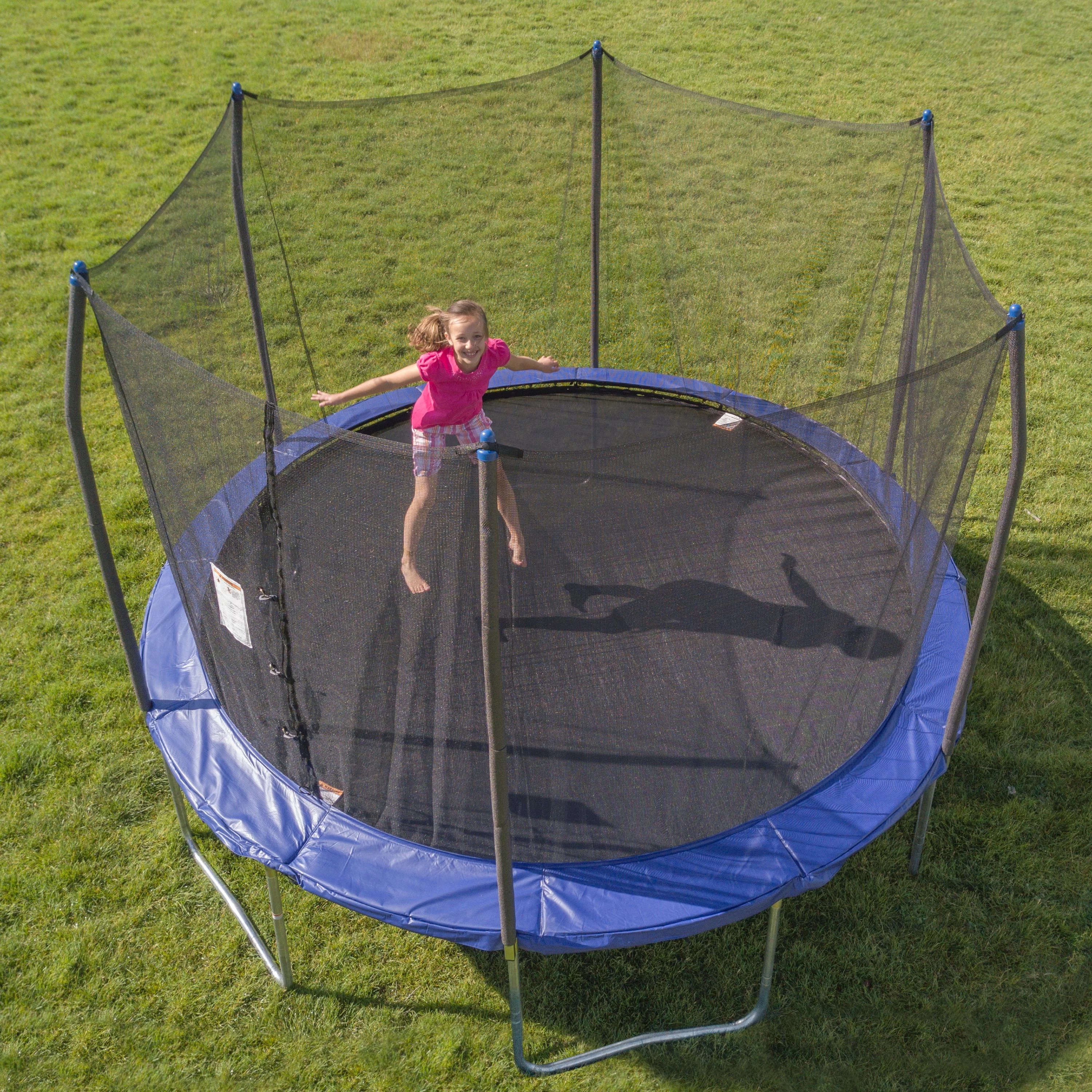 Skywalker Trampolines 12' Trampoline, with Safety Enclosure, Blue - Womvr