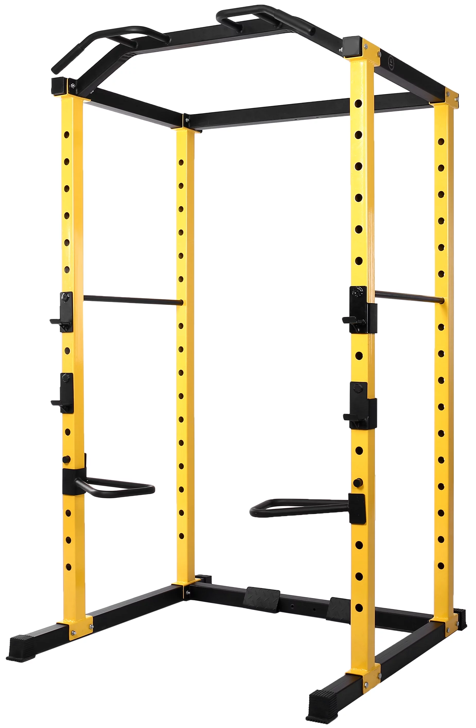 BalanceFrom PC-1 Series 1000lb Capacity Multi-Function Adjustable Power Cage Power Rack with Optional Lat Pull-down and Cable Crossover, Power Cage Only - Womvr