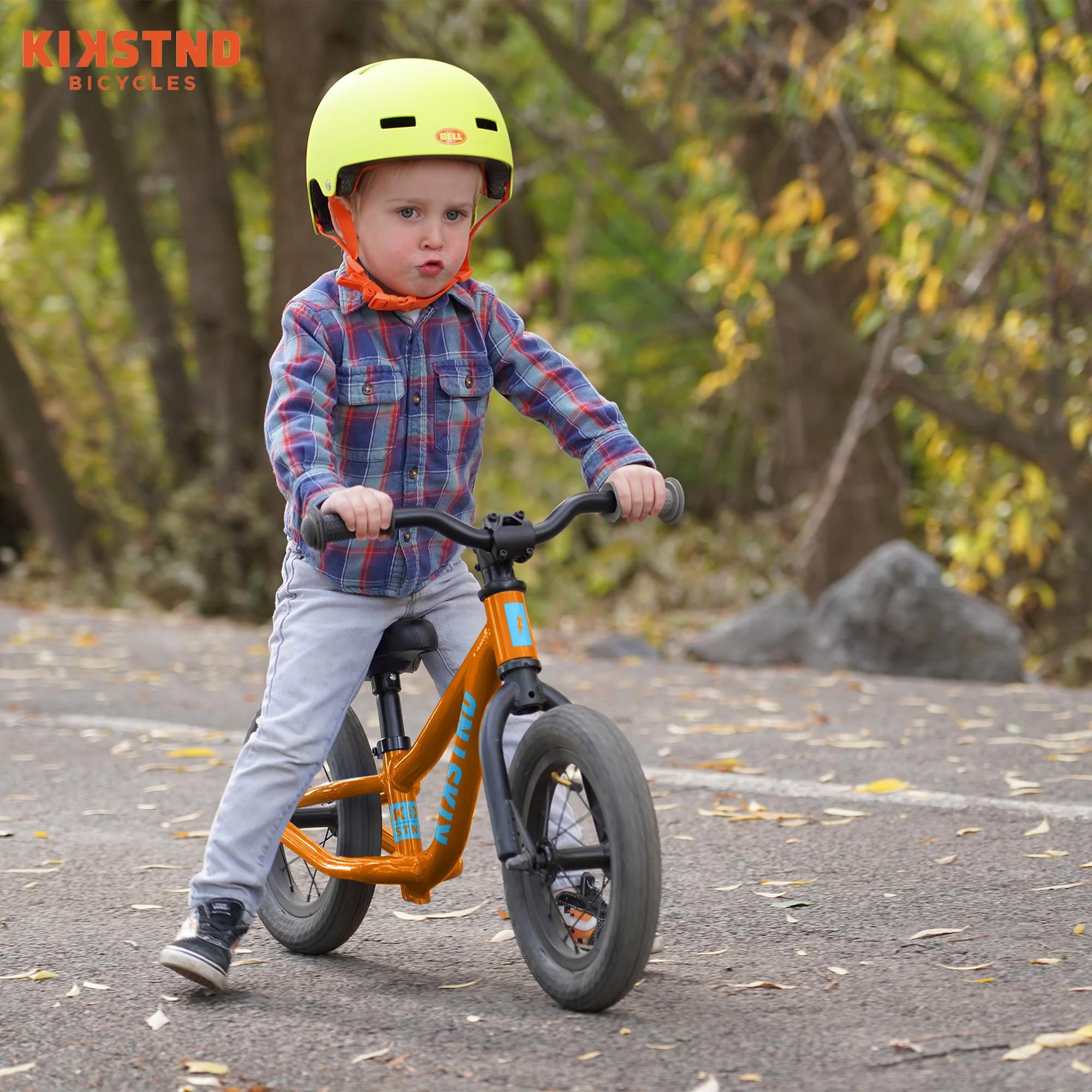 Kikstnd Balance Bike for Toddlers and Kids Age 2-5 Years Durable Training Push Bike Yellow - Womvr