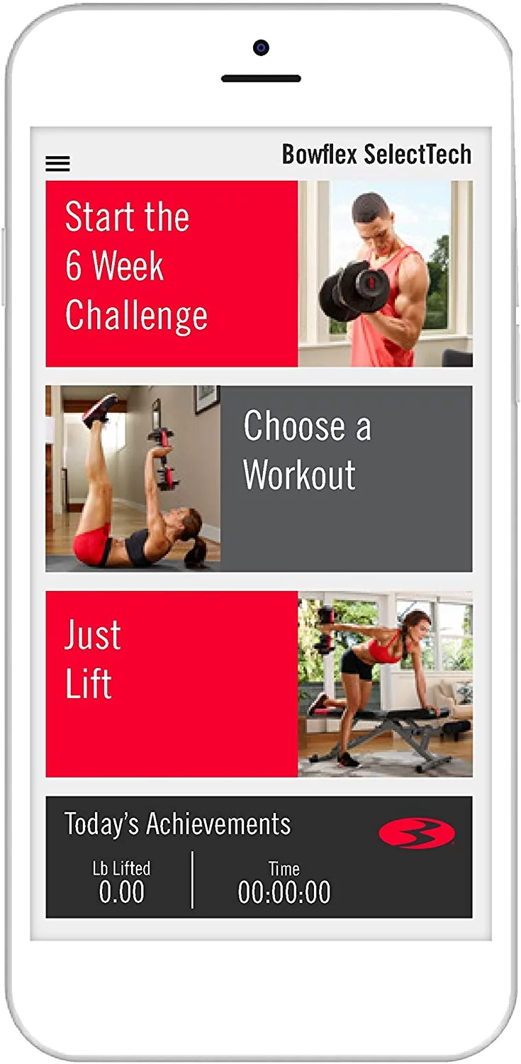 Bowflex SelectTech 1090 Adjustable Workout Exercise Dumbbell Weights, Pair - Womvr