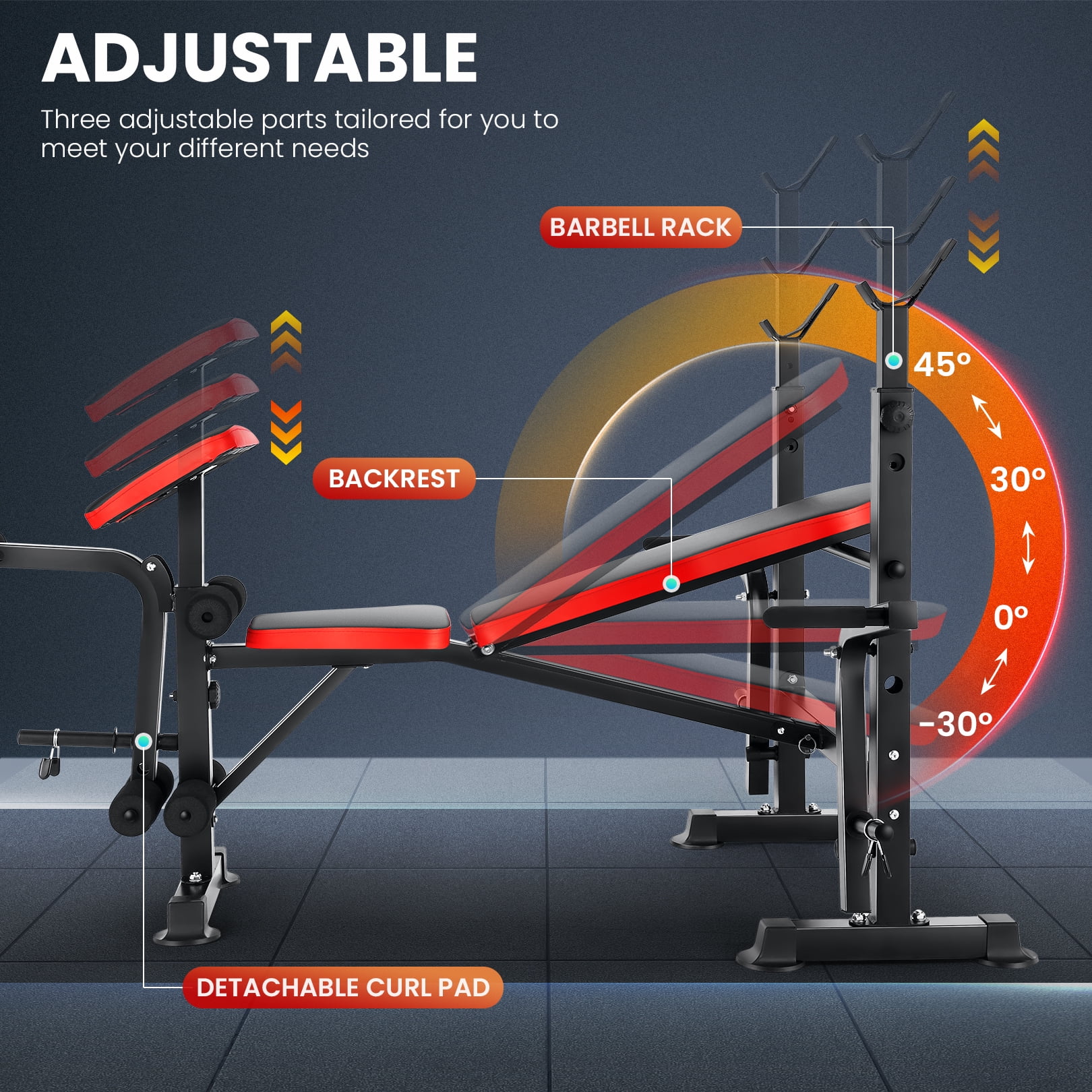 UBesGoo Wooden 3-Shelf Bookcase Bookshelf with Cabinet, Floor Standing Display Cabinet Rack with Legs, Coffee Finish - Womvr