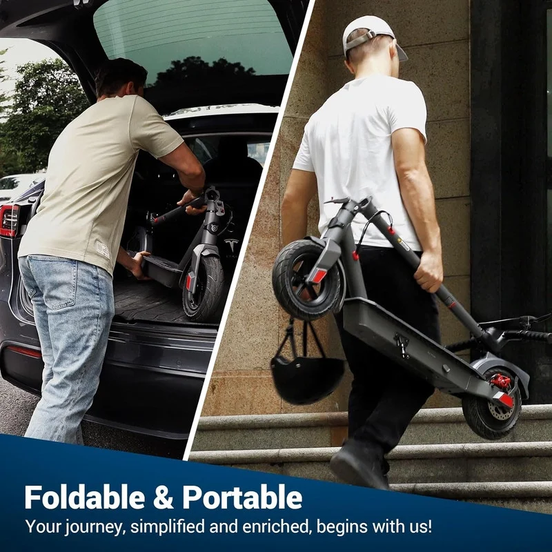 SISIGAD Electric Scooter for Adults, Peak 500W Motor, 8.5