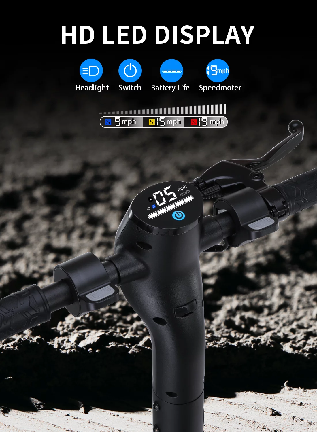 MICROGO M5 Upgrade Electric Scooter for Adults, 350W Motor and 8.5 inch Honeycomb Tires 19 Mph Top Speed Long Range Folding E Scooter Commuter - Womvr