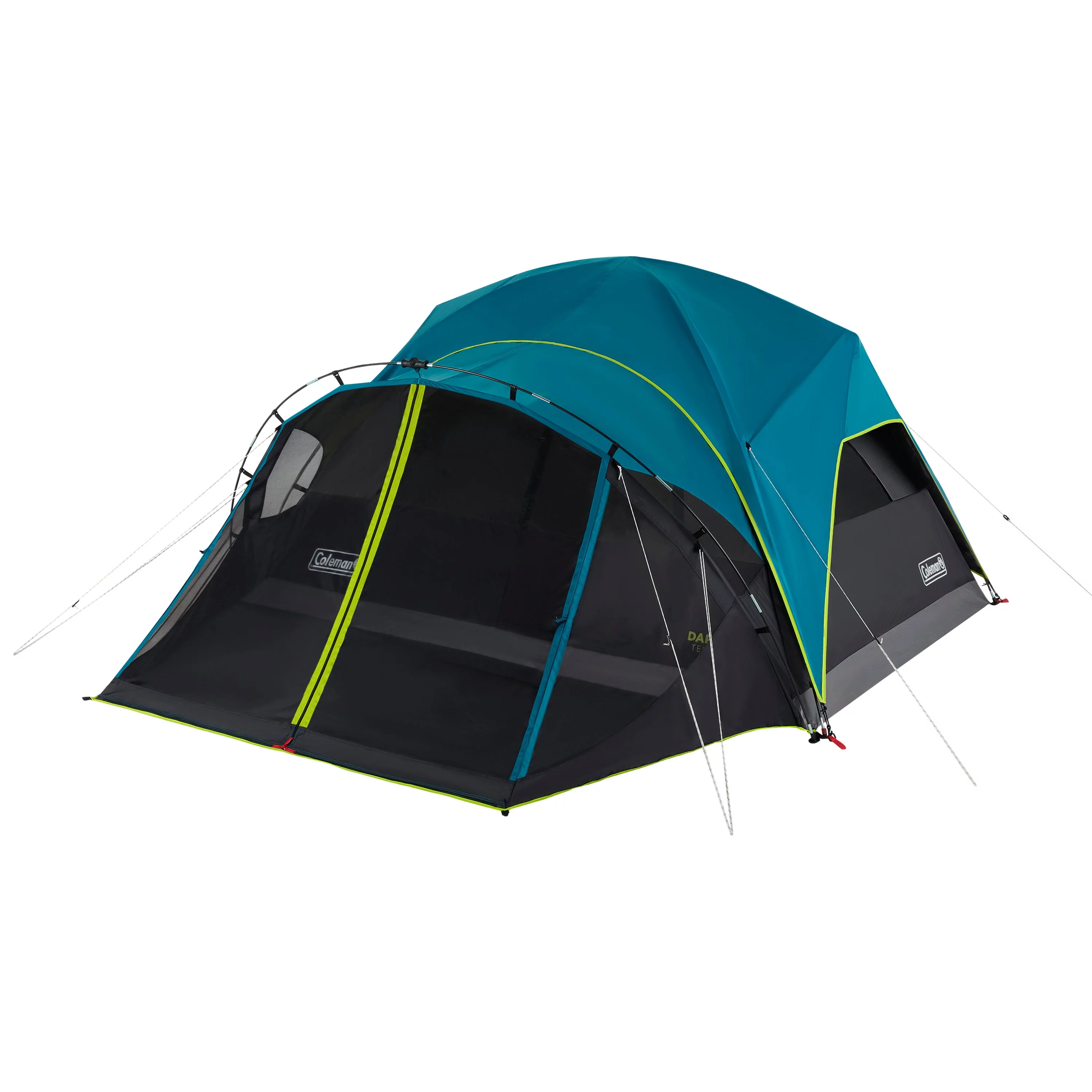 Coleman 4-Person Carlsbad Dark Room Dome Camping Tent with Screen Room - Womvr