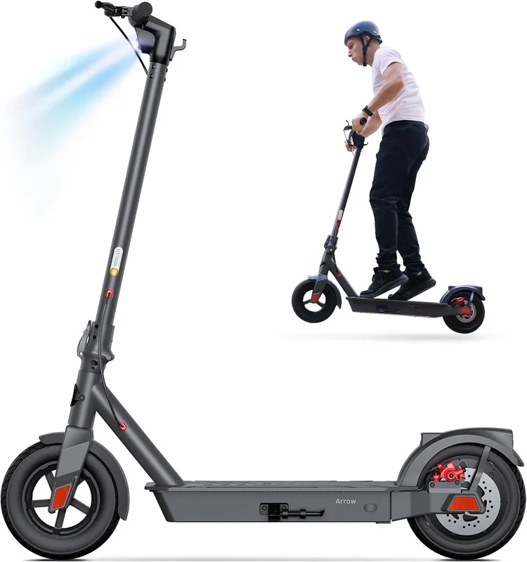 SISIGAD Electric Scooter for Adults, Peak 500W Motor, 8.5