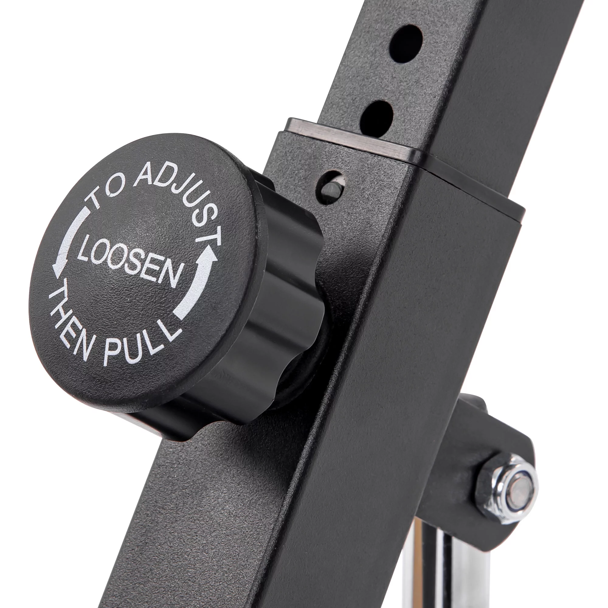 Folding Exercise Bike, Fitness Upright and Recumbent X-Bike with 10-Level Adjustable Resistance, Arm Bands and Backrest - Womvr