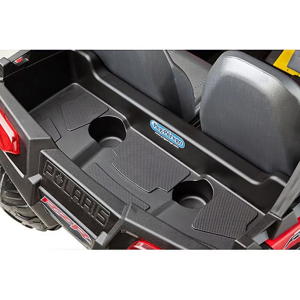 Peg Perego Polaris Ranger RZR 900 12-Volt Battery-Powered Ride-On, Red - Womvr
