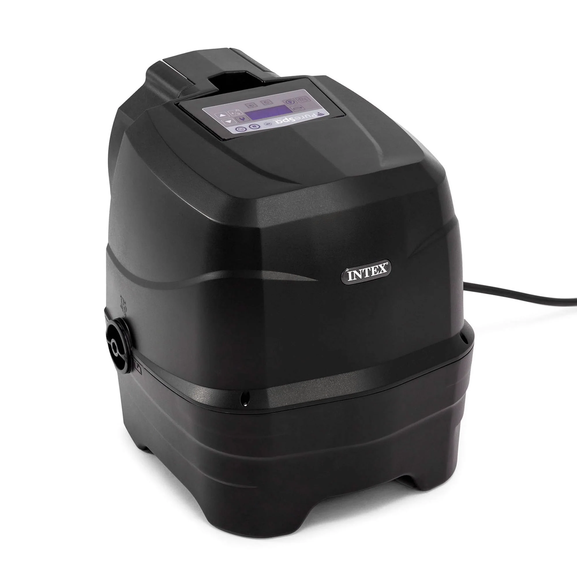 Intex PureSpa Plus Greystone Inflatable Hot Tub Square Jet Spa, 83 x 28