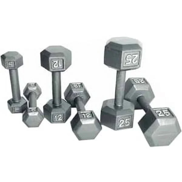 CAP Barbell 15lb Cast Iron Hex Dumbbell, Single - Womvr