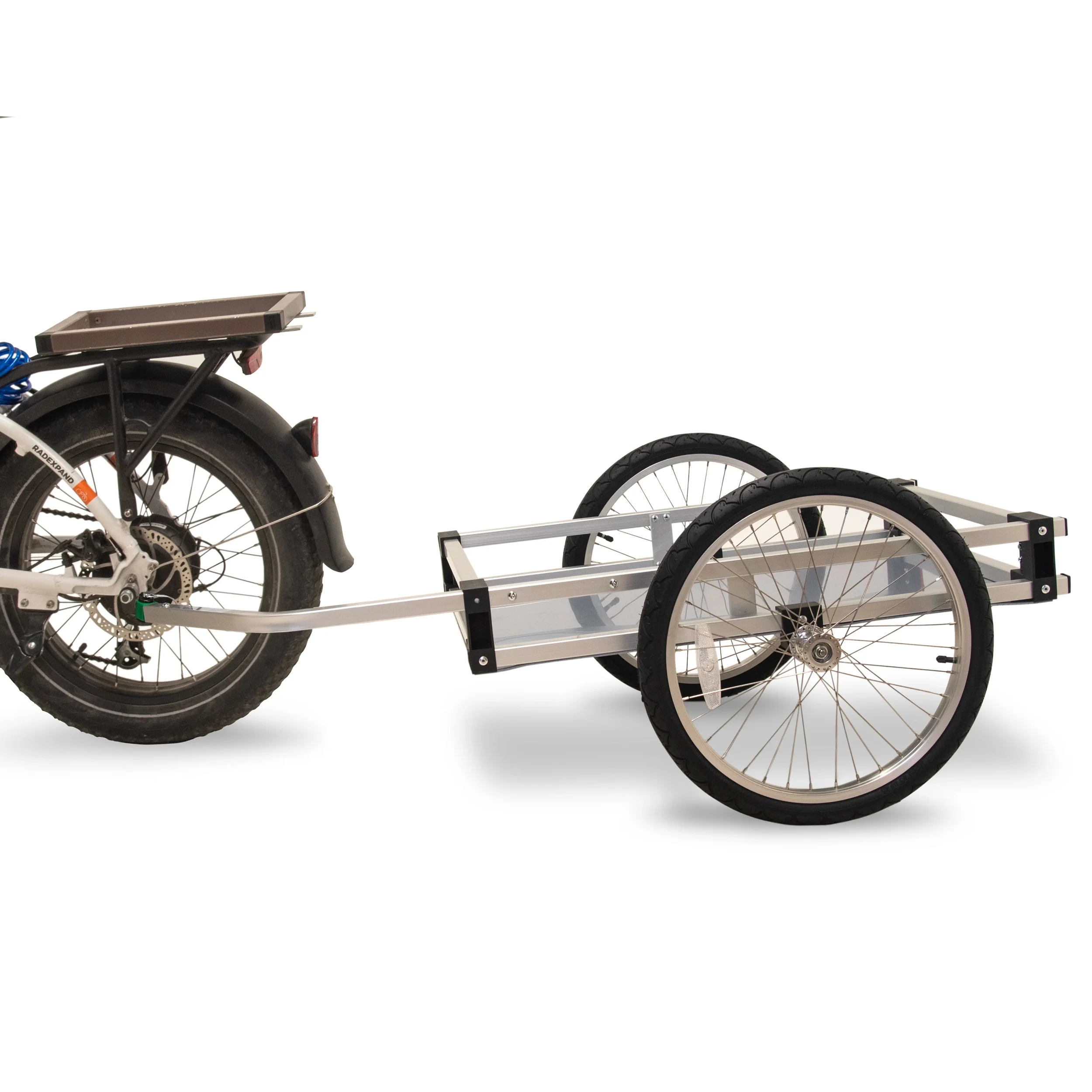 Wike Aluminum Heavy Duty Flatbed Bike Trailer - Womvr