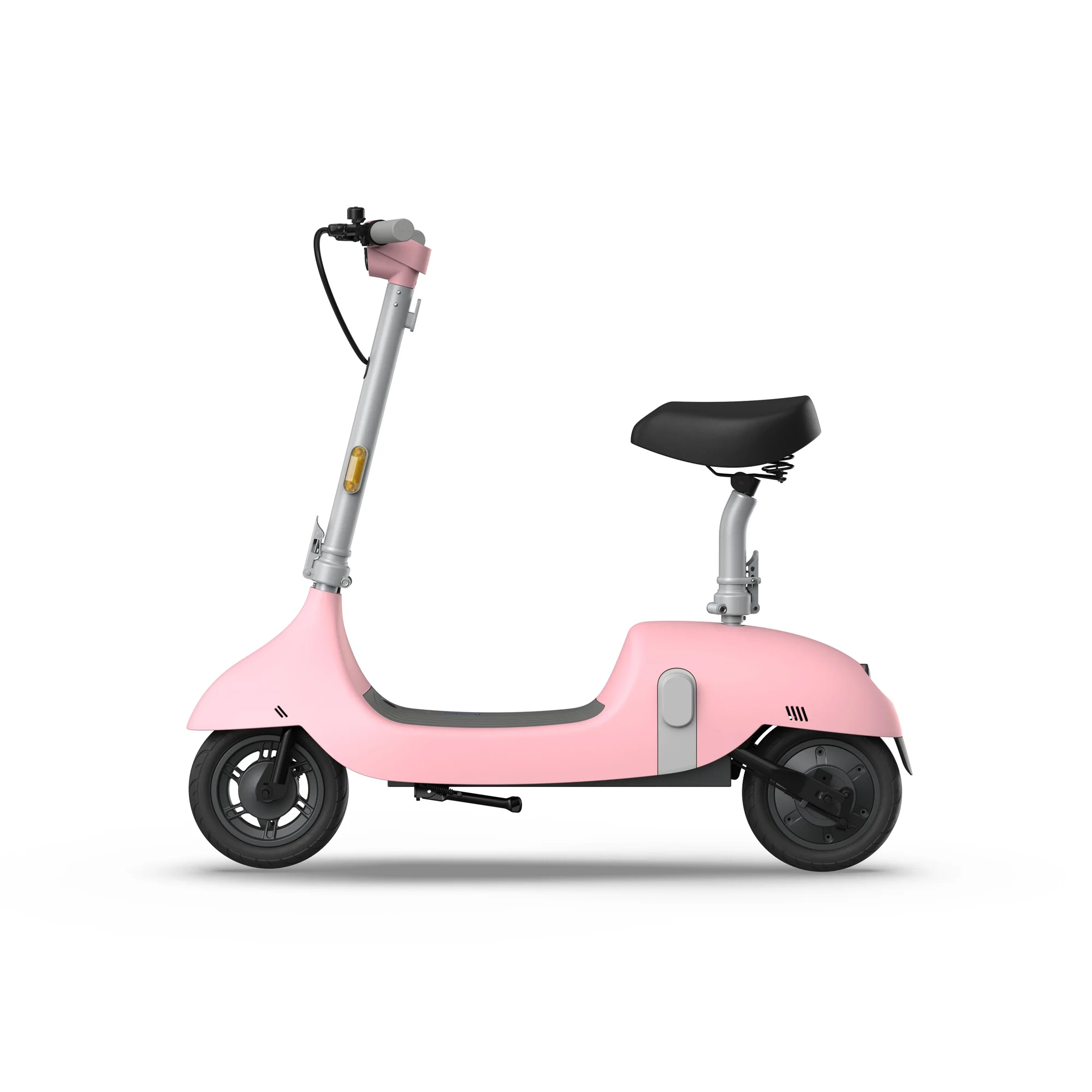 OKAI Ceetle Pro Electric Scooter with Foldable Seat w/35 Miles Operating Range & 15.5mph Max Speed - White - Womvr