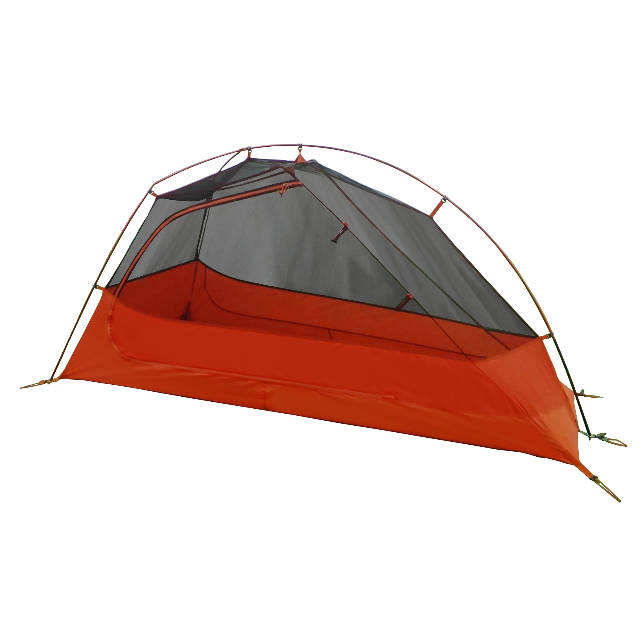 Ozark Trail 1-Person Lightweight Backpacking Tent, 82 in. x 51 in., 3.65 lb. Carry Weight, Orange - Womvr