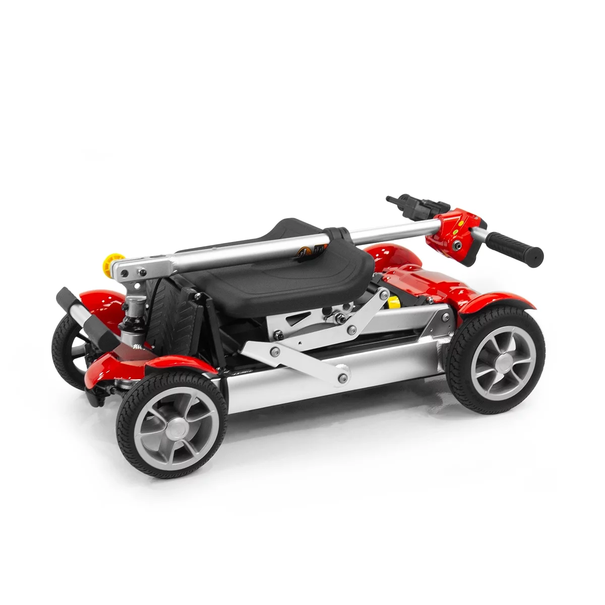 EV Rider Gypsy Ultralight  Collapsible 4 Wheels Mobility Scooter - Red - Womvr