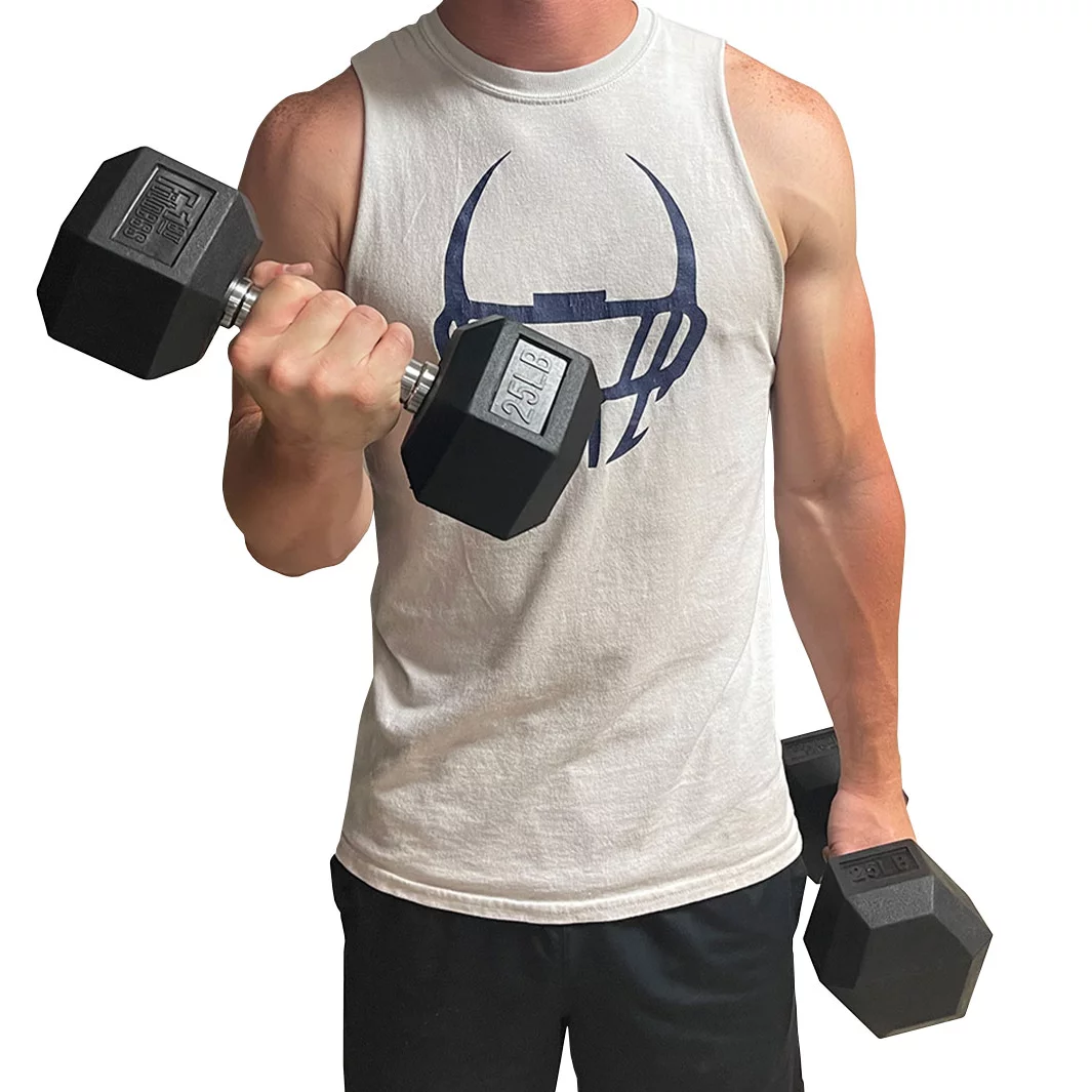 Fitness First Rubber Hex Dumbbell Pairs, 25 lbs. Pair - Womvr