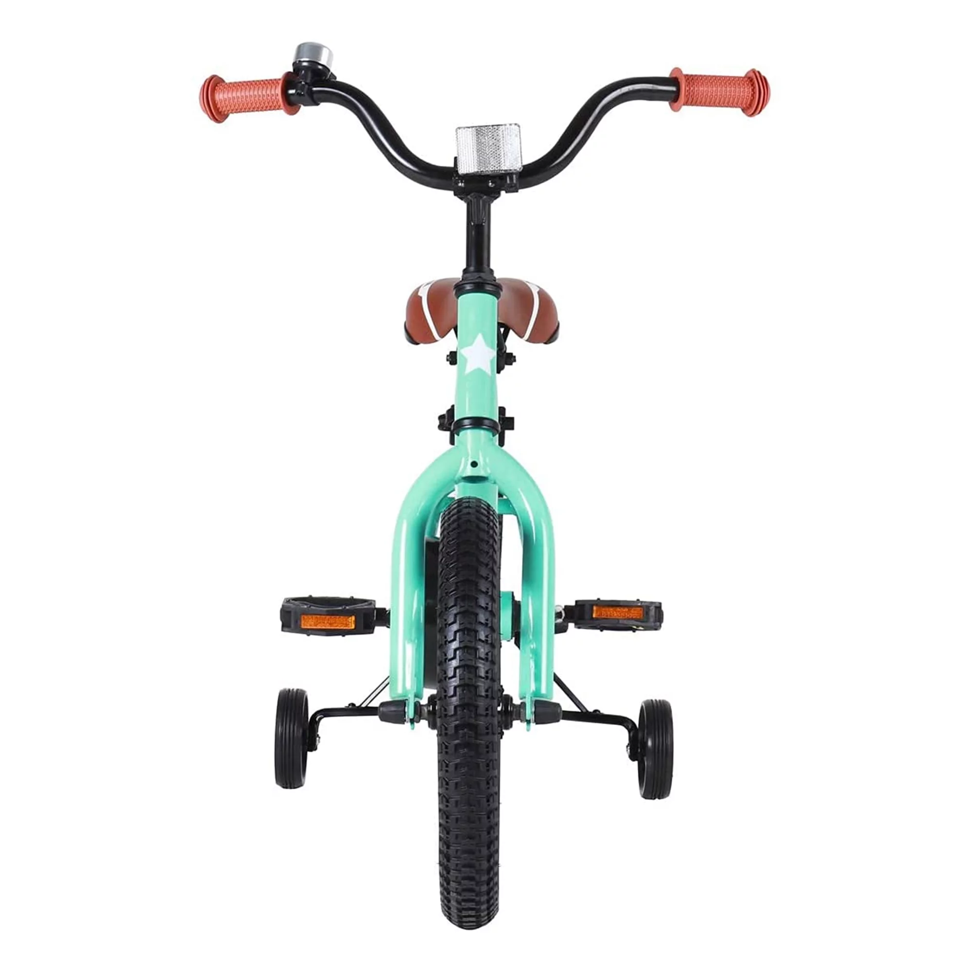 JOYSTAR Totem Series 16in Bike w/ Training Wheels & Kickstand, Mint Green - Womvr