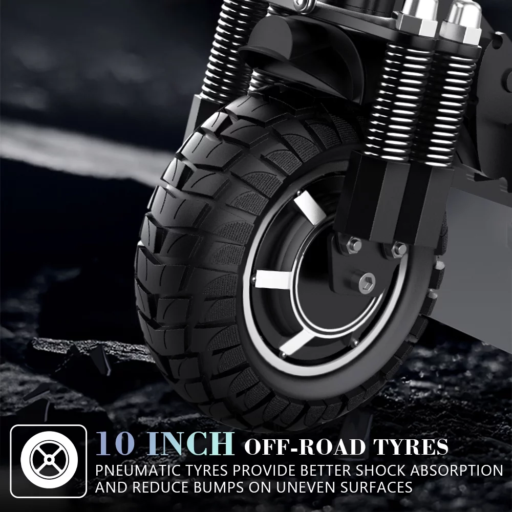 Electric Scooter 28 mph & 25 Miles 700W Kick Scooter, 10