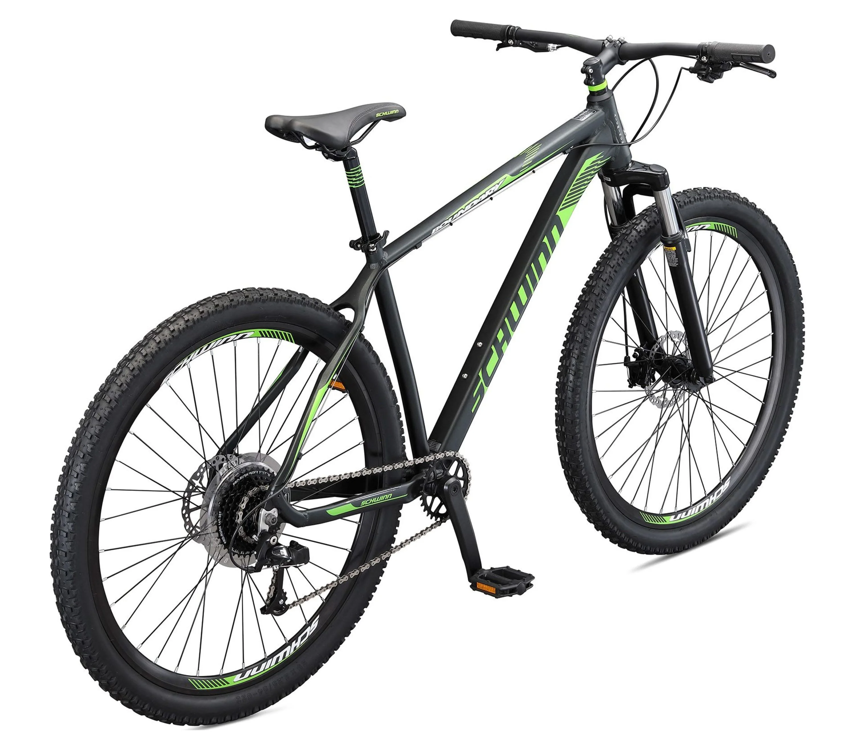 Schwinn 29-in. Boundary Mens Mountain Bike, Black and Green - Womvr