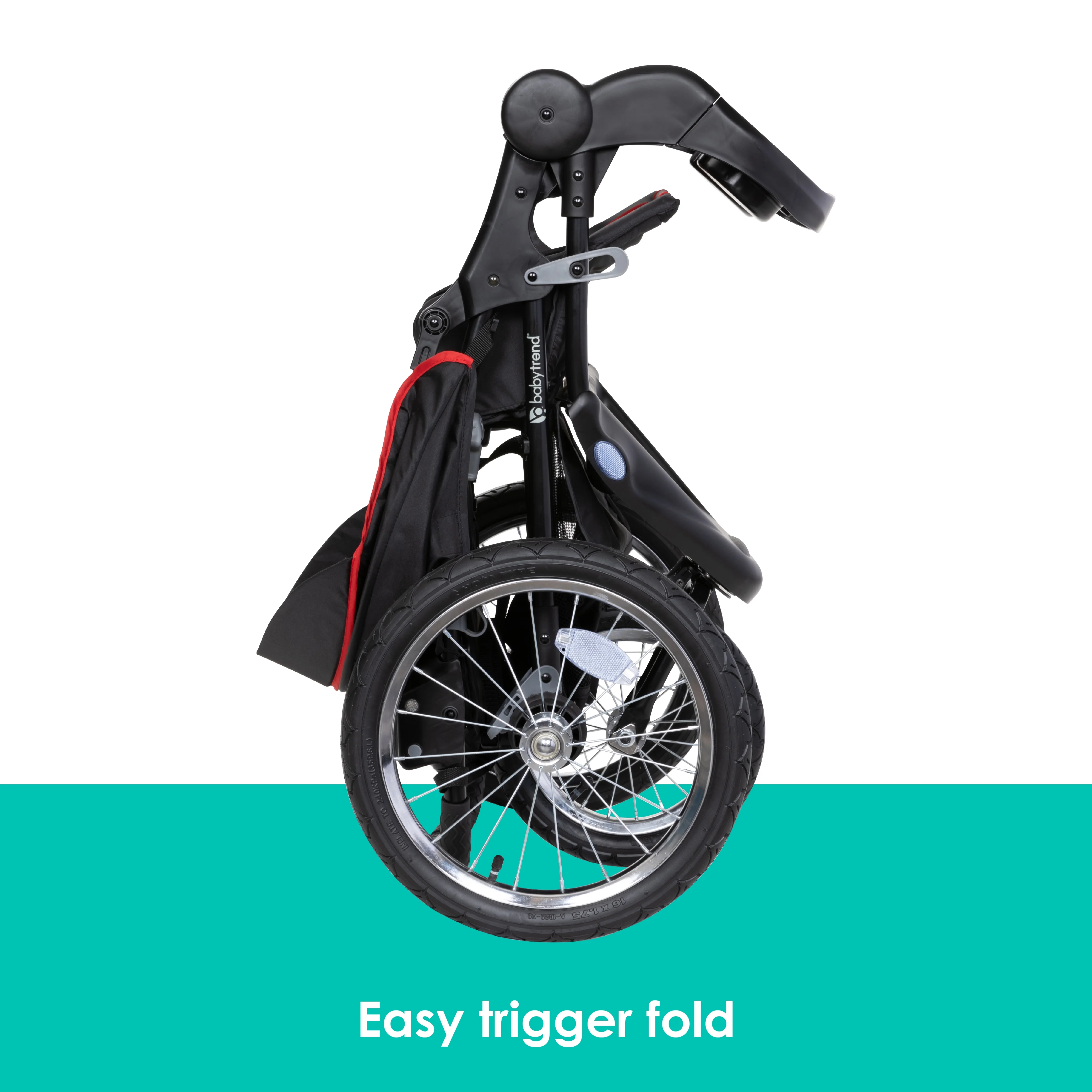 Baby Trend Xcel-R8 Plus Jogging Stroller - Liberty Grey - Womvr