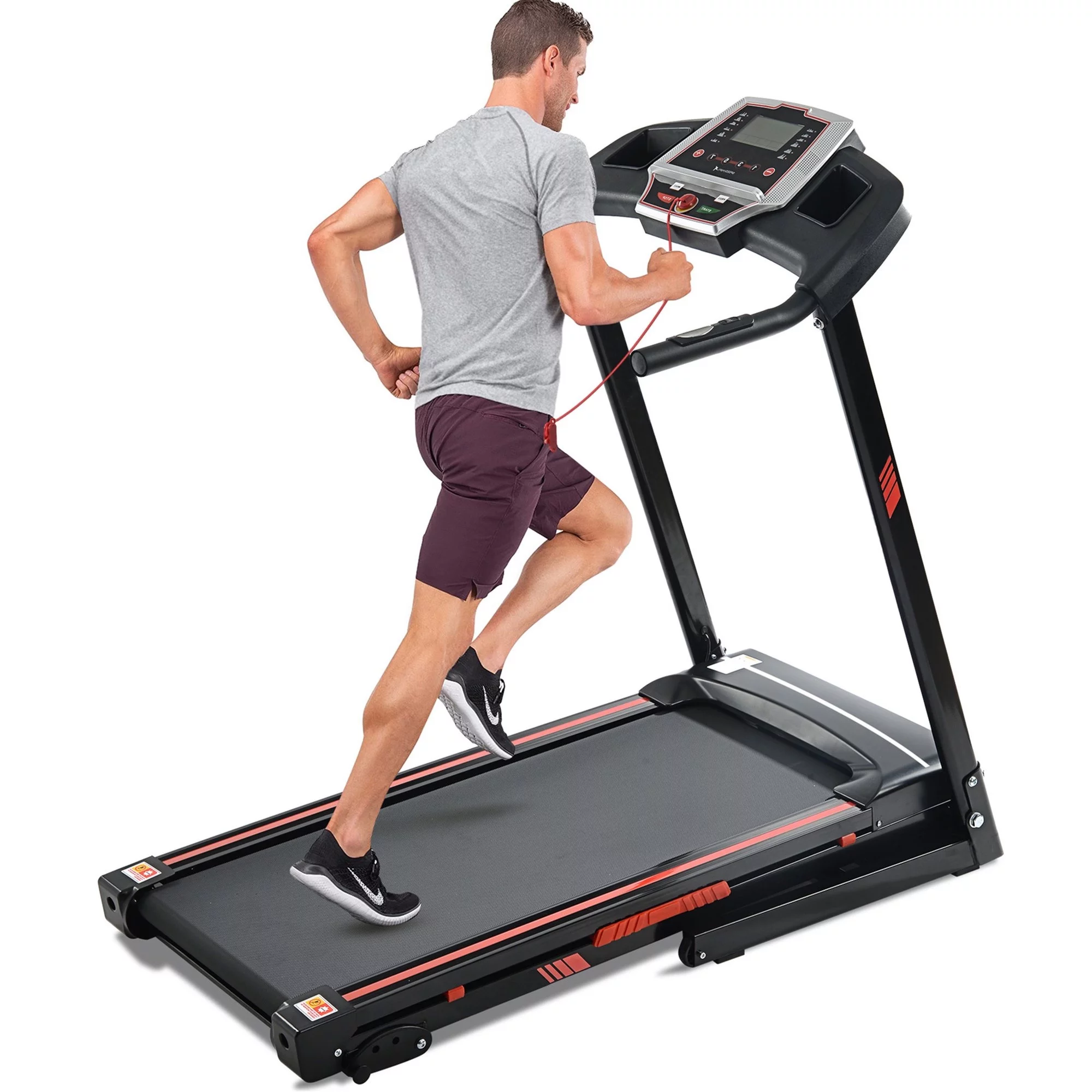 Aukfa 3.5 HP Folding Treadmill with Incline for Home Office Workout, 300 lbs+ Capacity, Green - Womvr