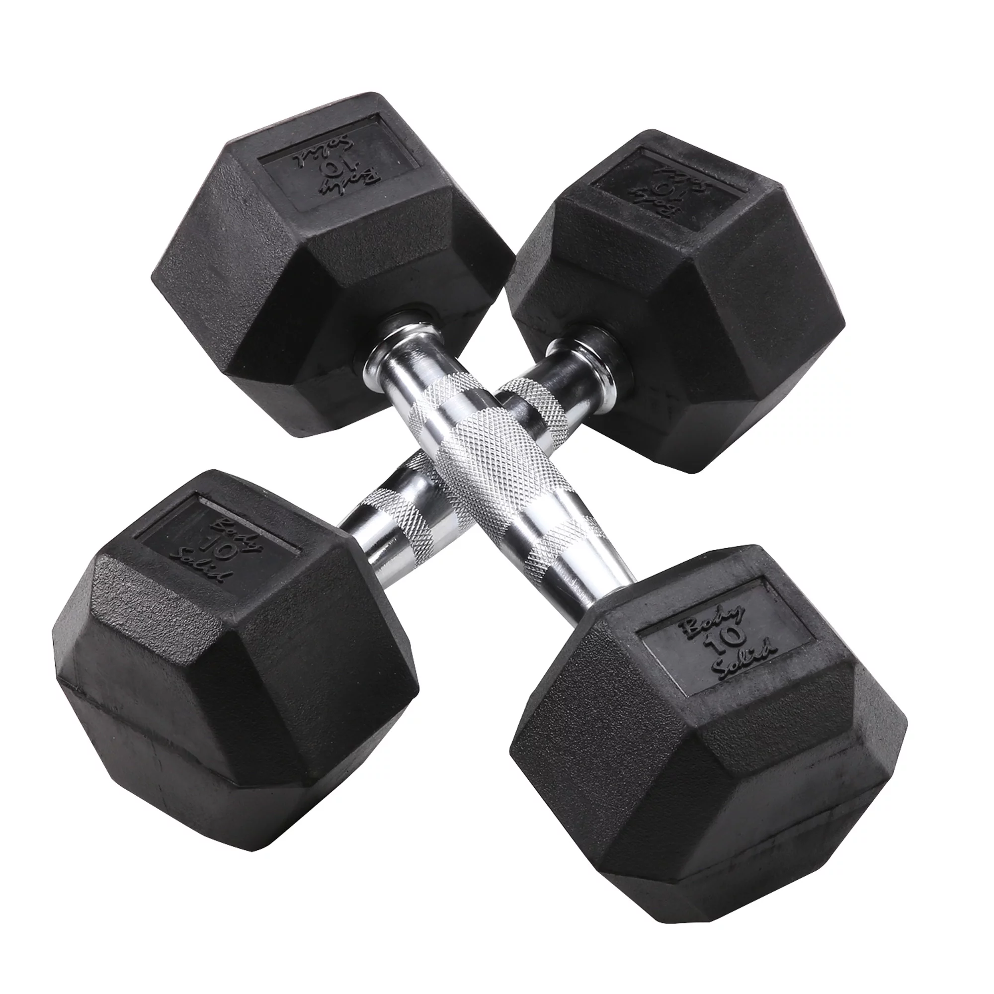 Powerline - PDR282X-DR150 Dumbbell Rack with 5-25 lbs Rubber Dumbbell Set - Womvr