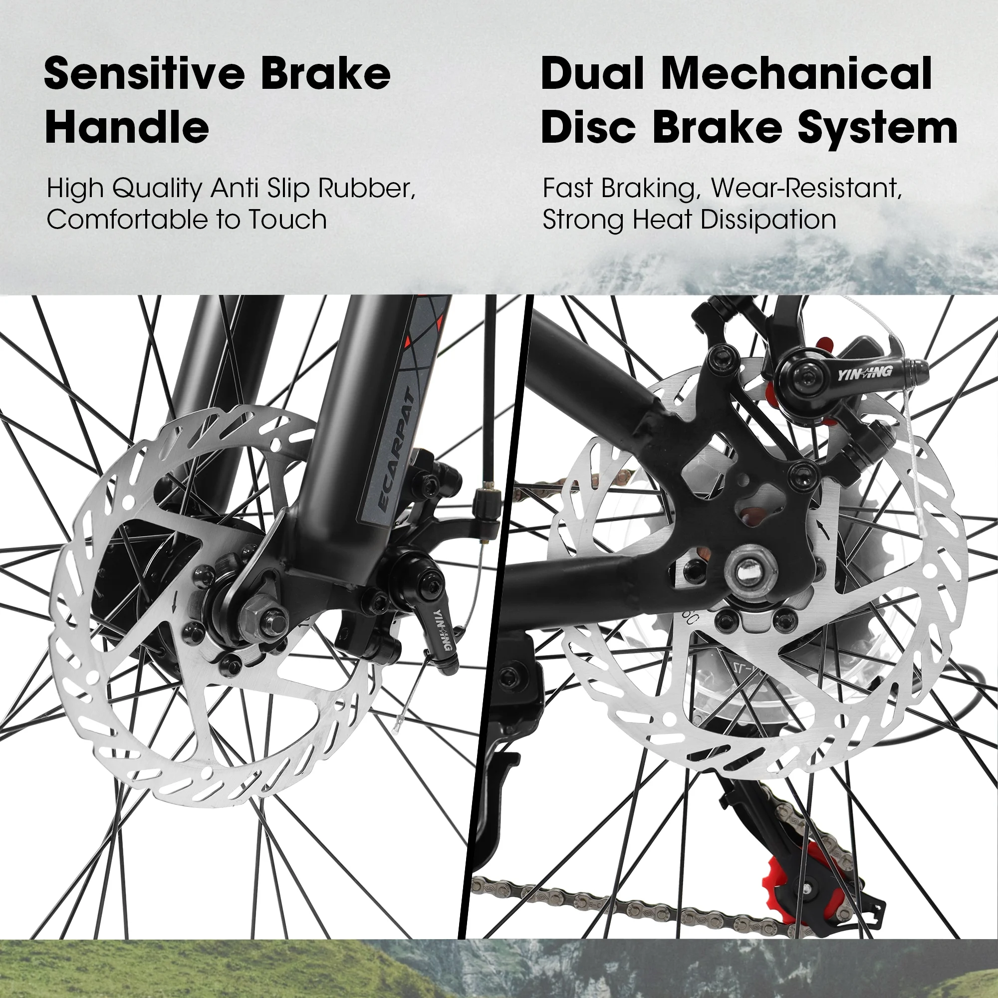 24 inch Mountain Bike for Kids, Boys Girls Bike with 21 Speed Disc Brakes, Green - Womvr