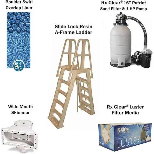 Lake Effect Pools Impressions 15' x 30' Oval 48