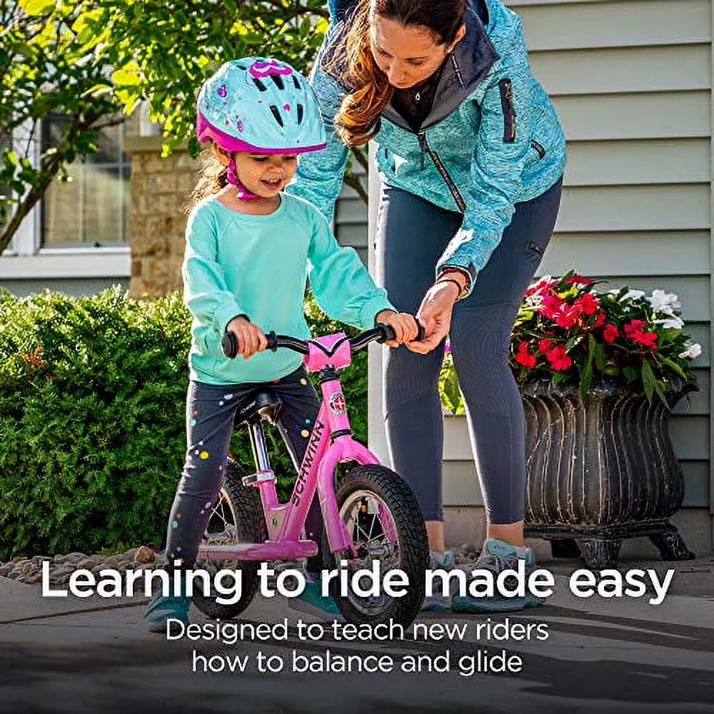Schwinn 12-Inch Balance Bike, Pink - Womvr