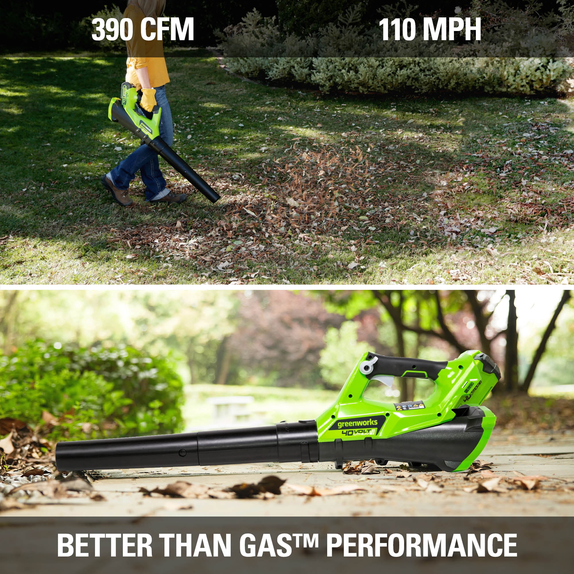 Greenworks 40V String Trimmer/Leaf Blower Combo with (1) 2.0 Ah Battery 1301202 - Womvr