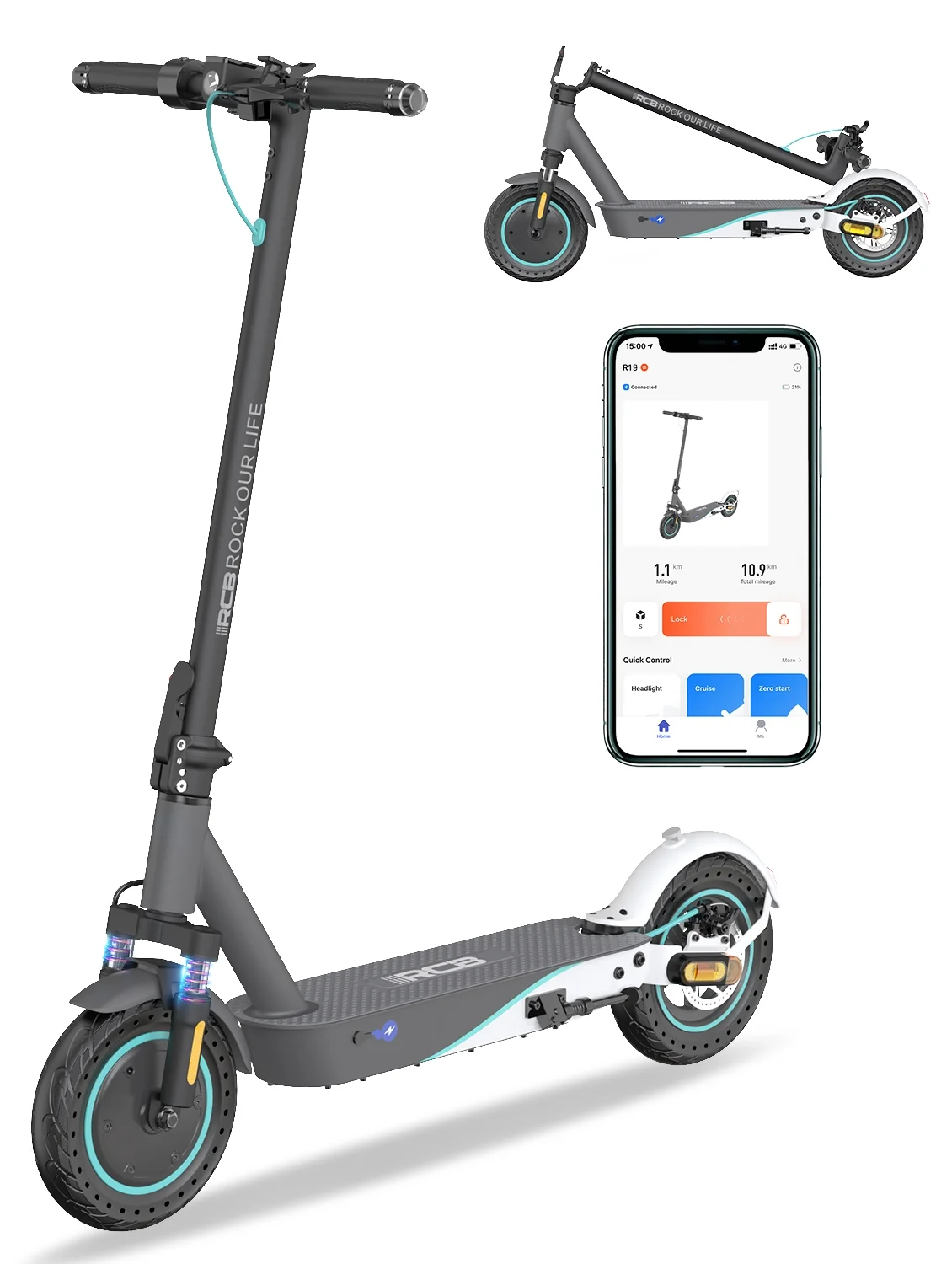 RCB Electric Scooter with 10